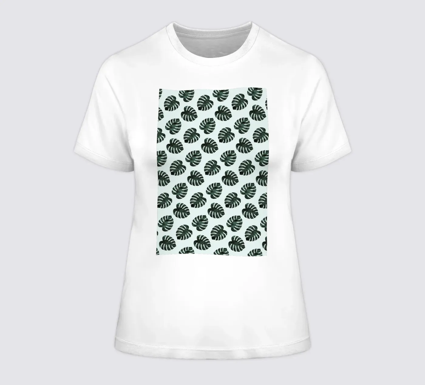 Monstera Pattern t-shirt da donna da Karin Bijlsma