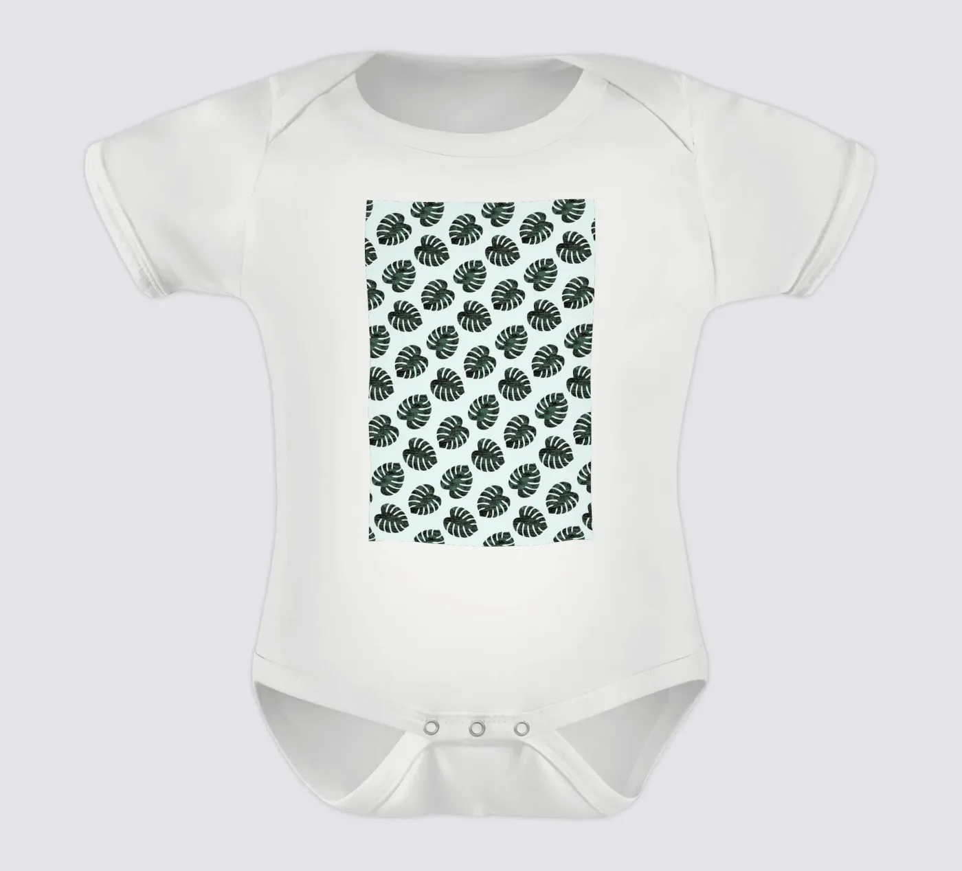 Monstera Pattern body bébé de Karin Bijlsma