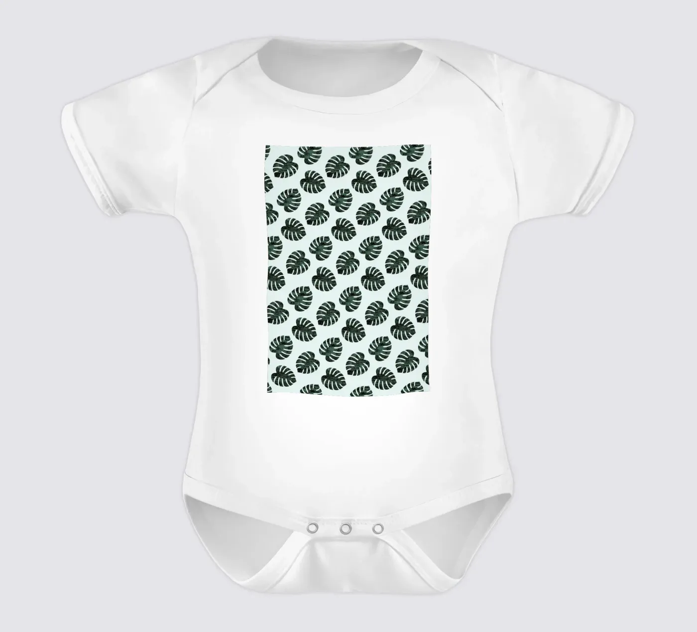 Monstera Pattern body bébé de Karin Bijlsma