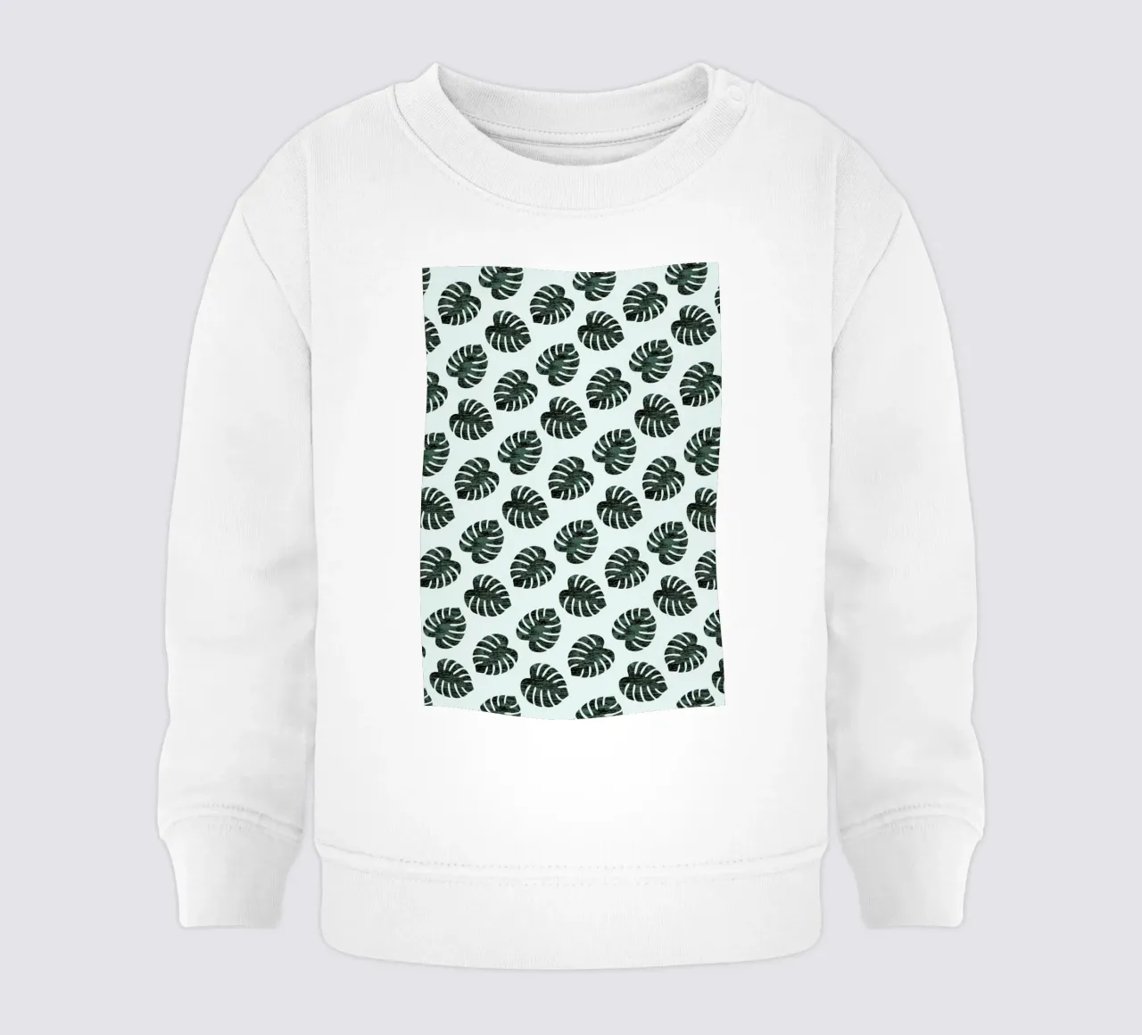 Monstera Pattern sweat pour bébé de Karin Bijlsma