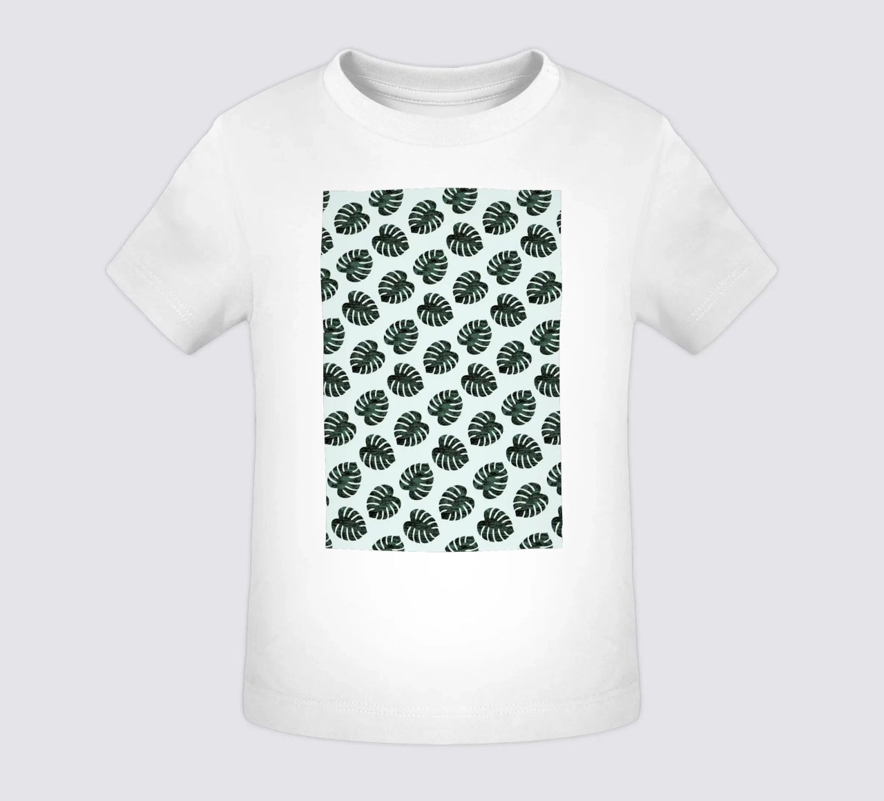 Monstera Pattern maglietta neonato da Karin Bijlsma