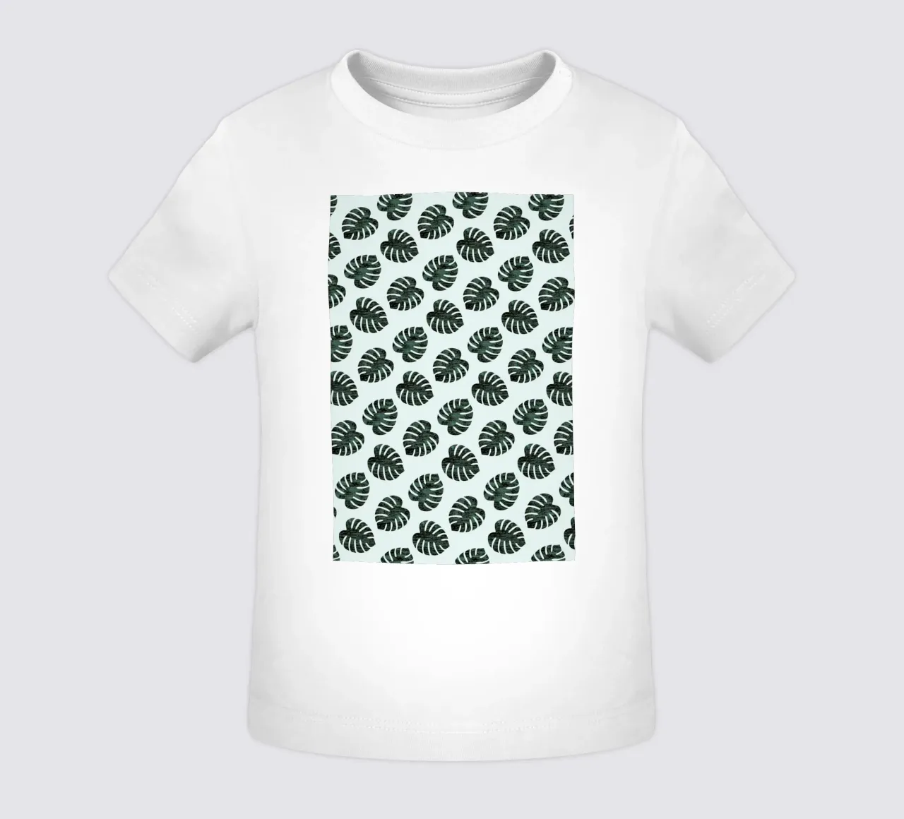 Monstera Pattern camiseta de bebé de Karin Bijlsma