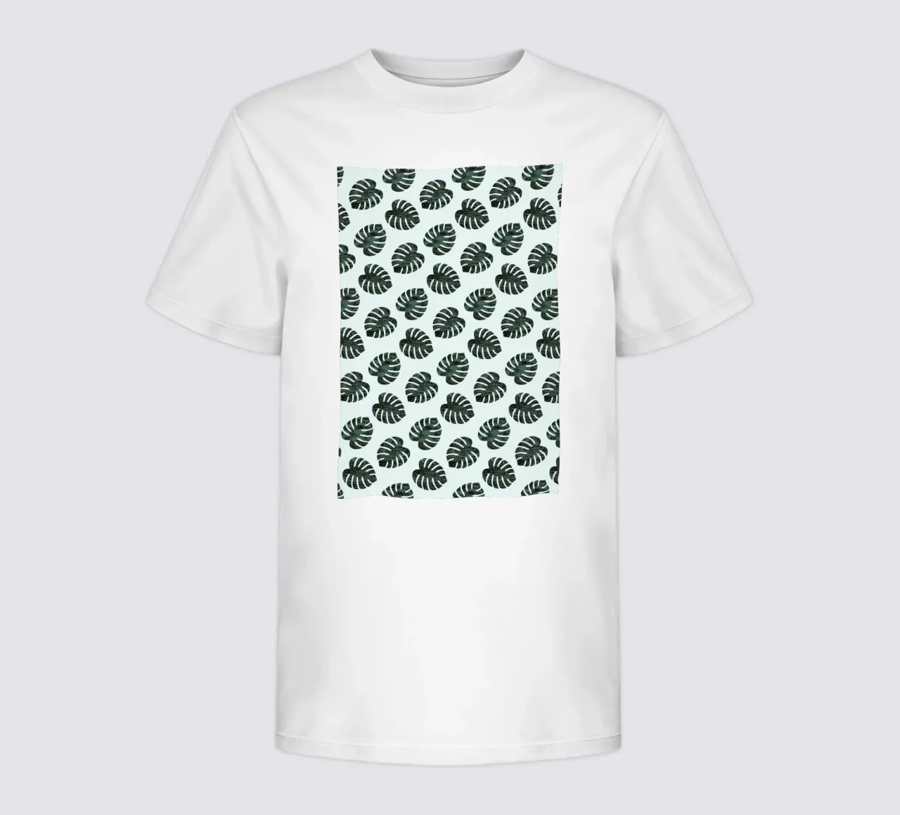 Monstera Pattern Kinder T-Shirt von Karin Bijlsma