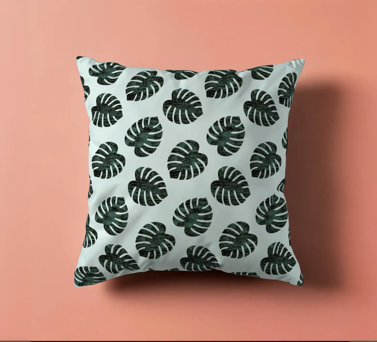 Monstera Pattern cuscino da Karin Bijlsma
