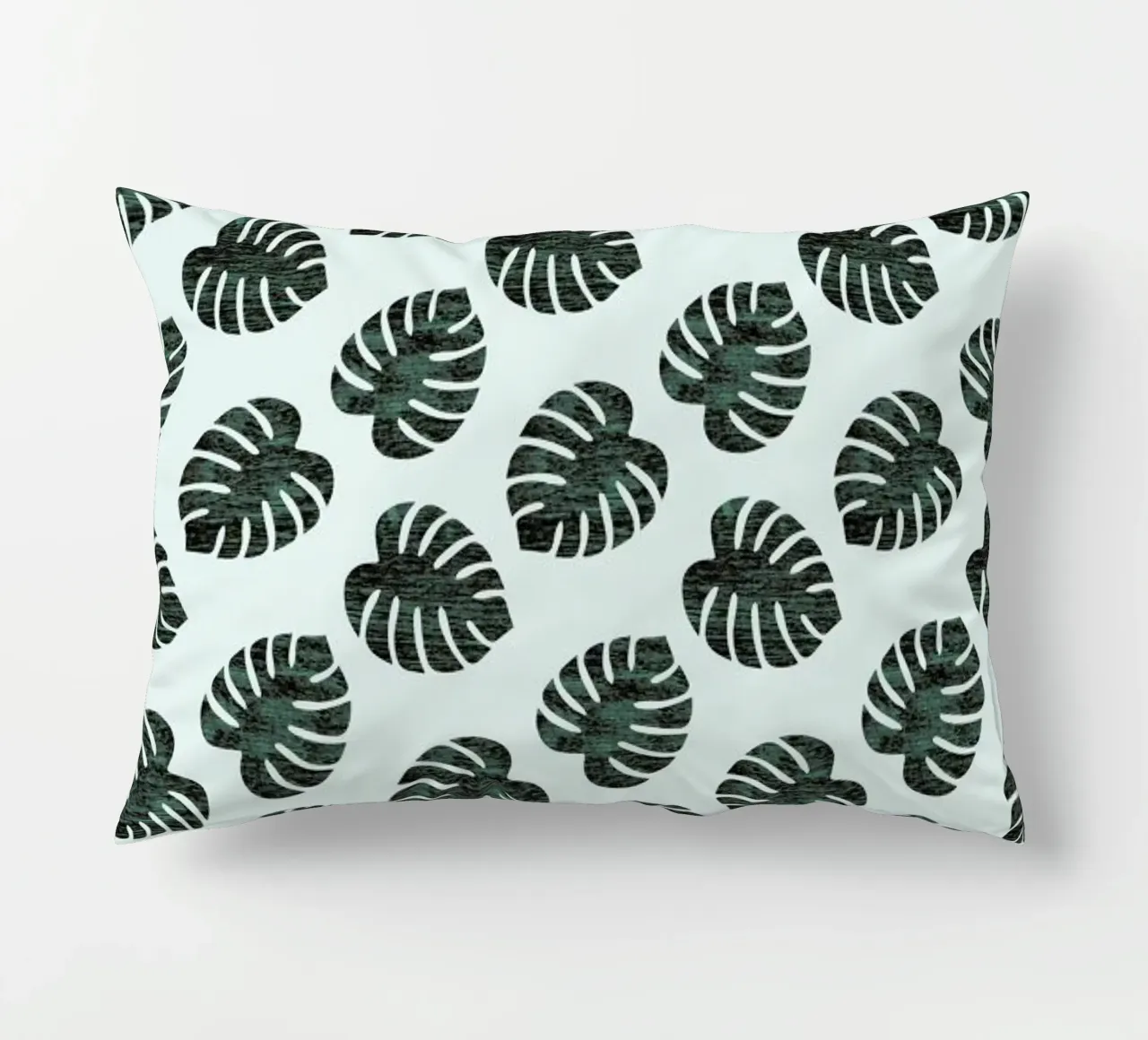 Monstera Pattern Kissen von Karin Bijlsma