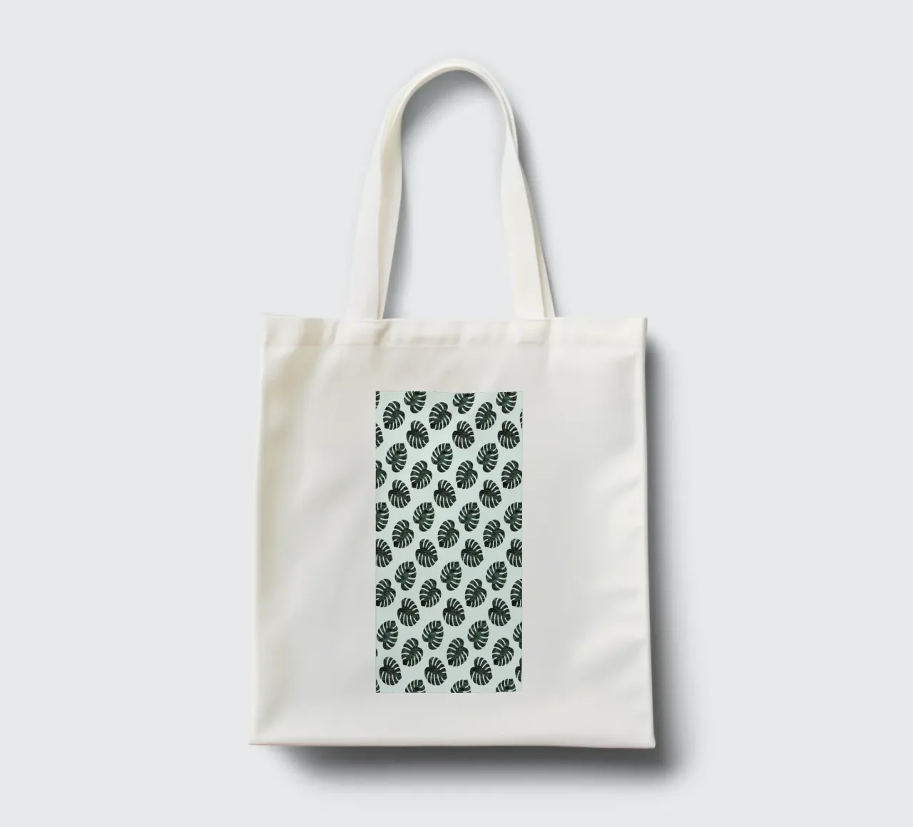 Monstera Pattern borsa in juta da Karin Bijlsma