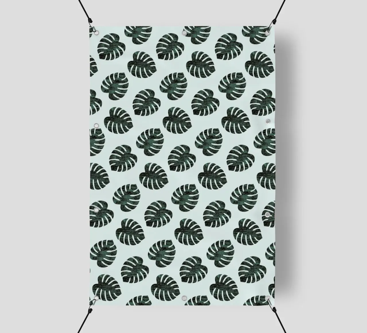Monstera Pattern telo in pvc da Karin Bijlsma