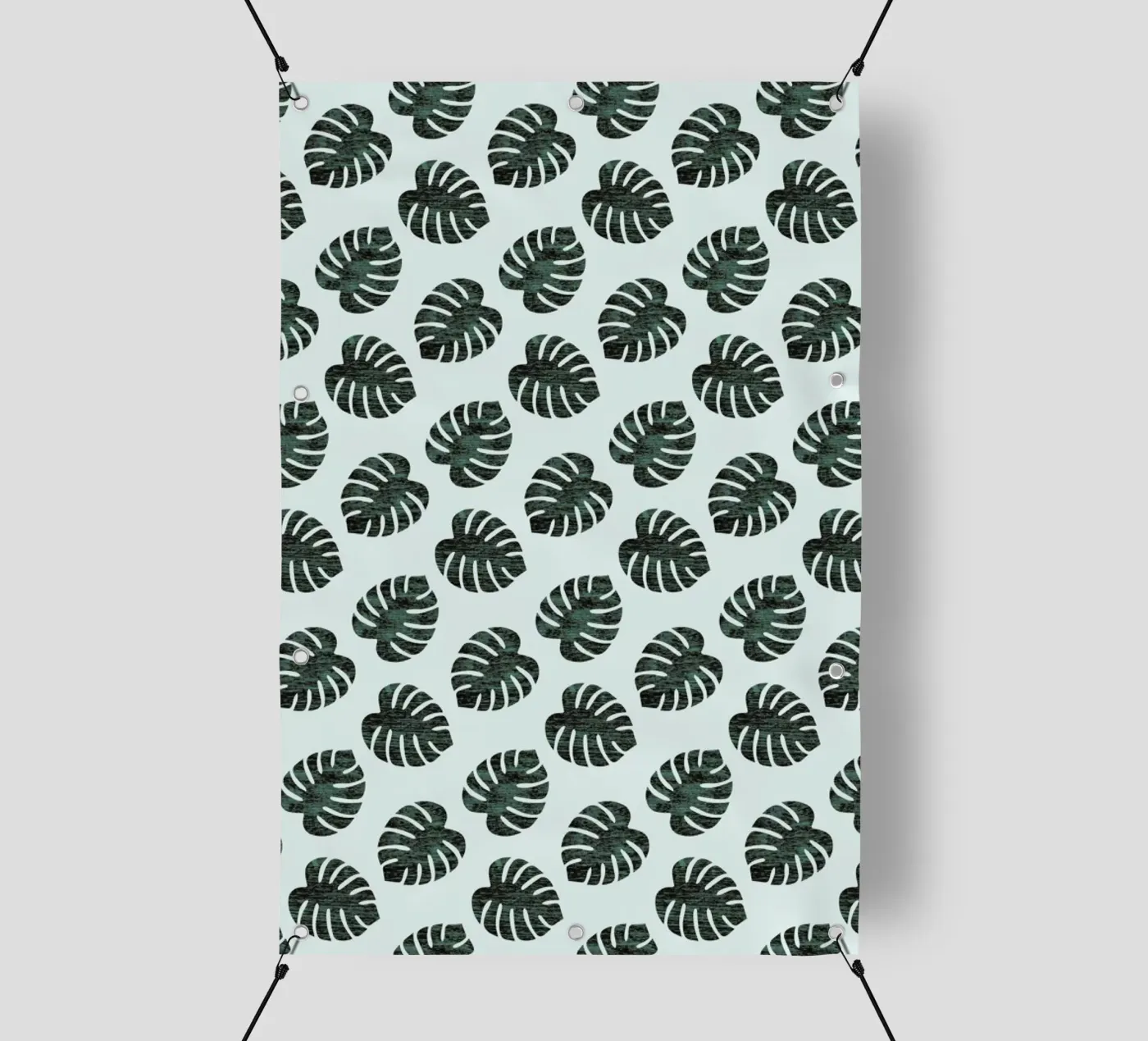 Monstera Pattern telo in pvc da Karin Bijlsma