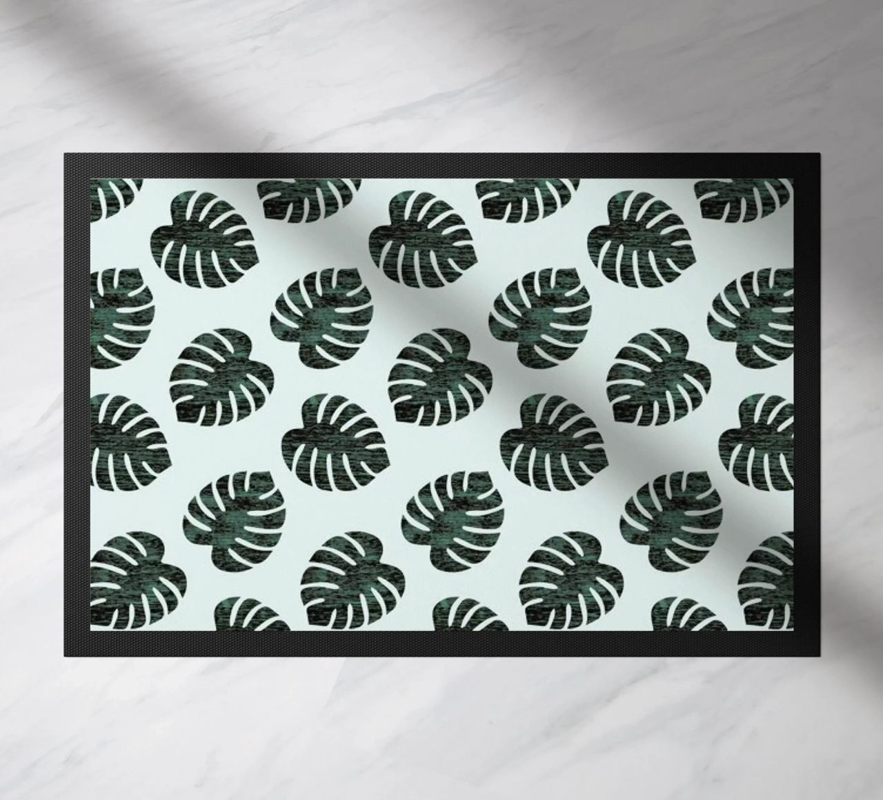 Monstera Pattern zerbino da Karin Bijlsma
