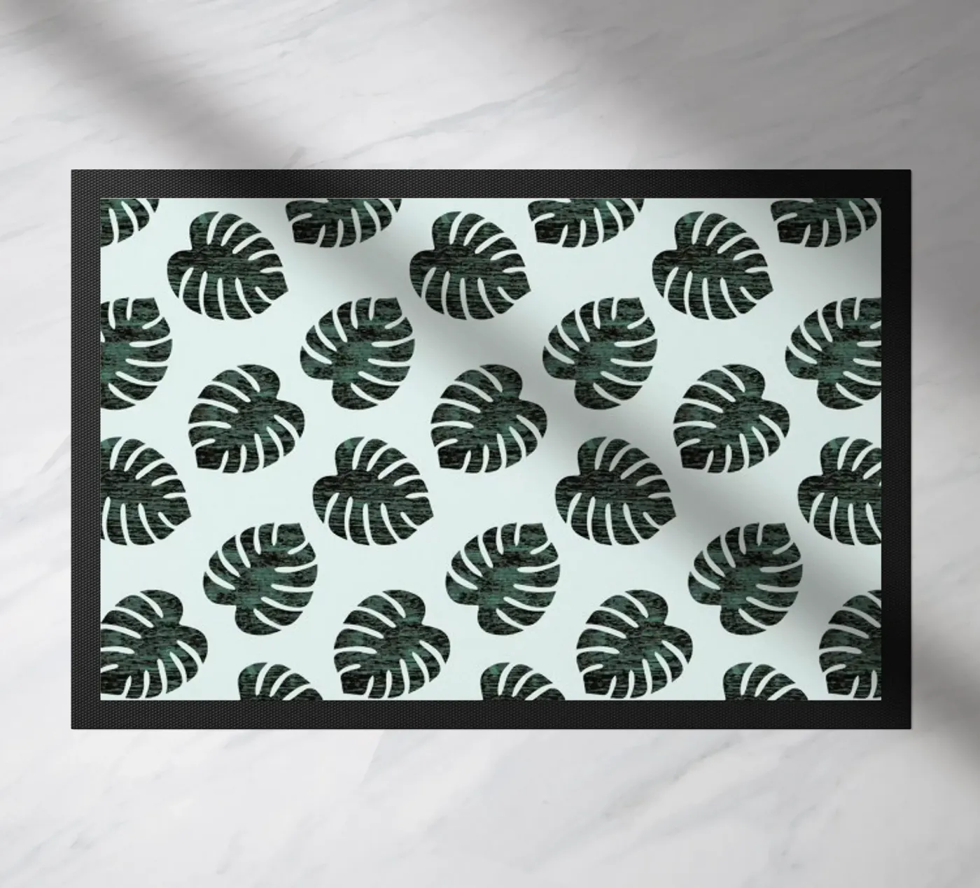 Monstera Pattern deurmat van Karin Bijlsma