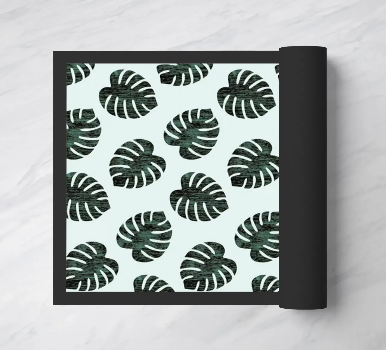 Monstera Pattern zerbino da Karin Bijlsma
