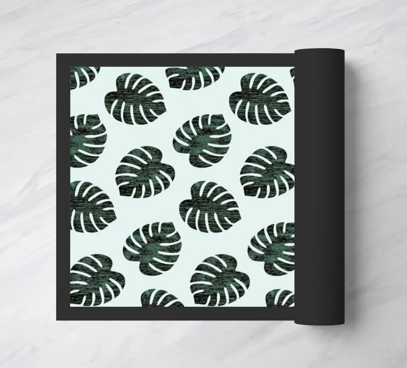 Monstera Pattern deurmat van Karin Bijlsma