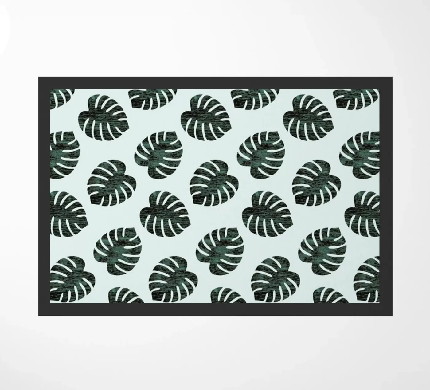 Monstera Pattern deurmat van Karin Bijlsma