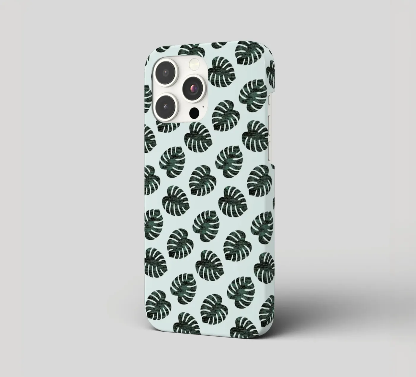 Monstera Pattern iphone case by Karin Bijlsma