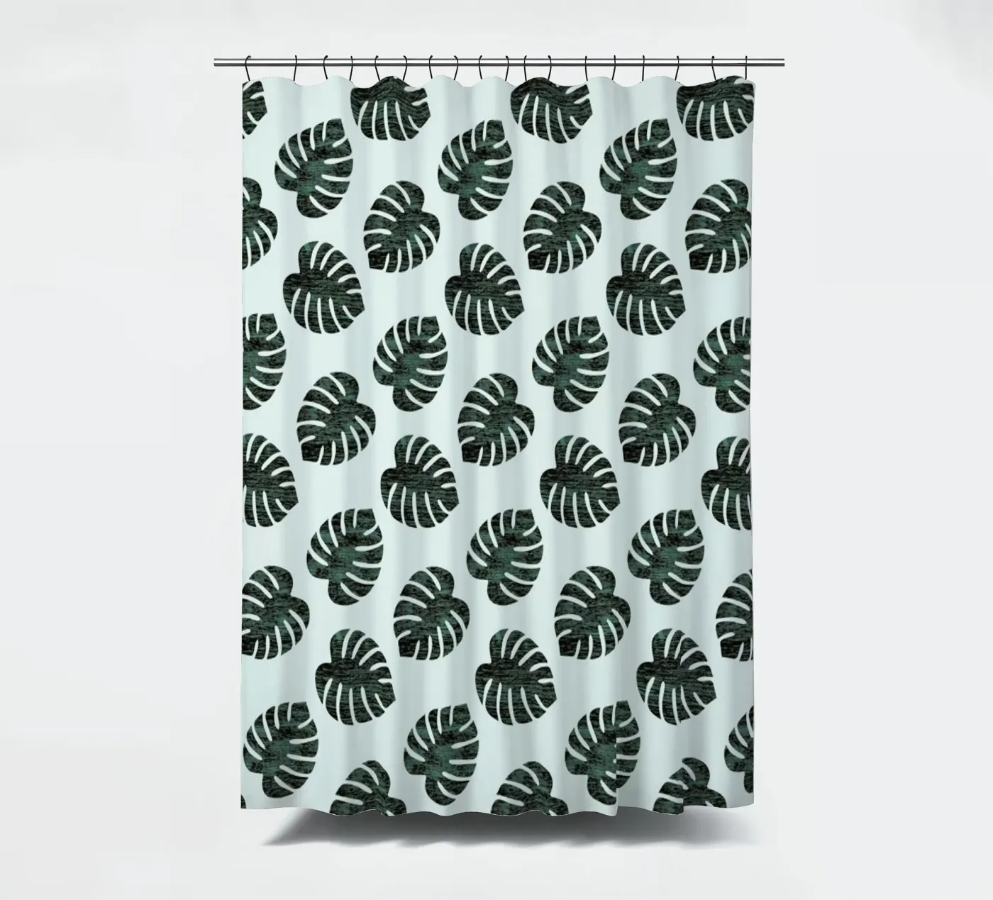 Monstera Pattern Duschvorhang von Karin Bijlsma