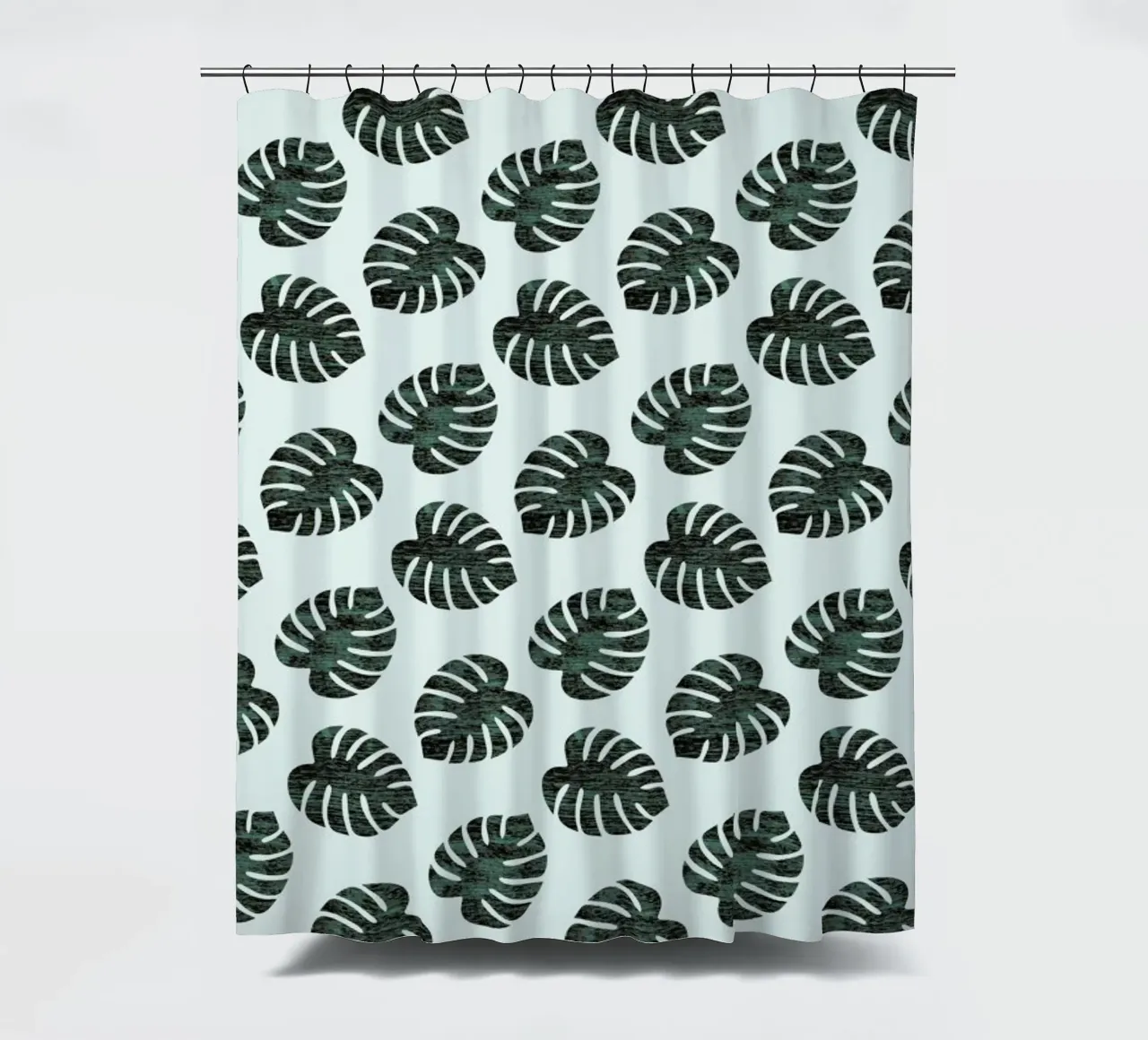 Monstera Pattern Duschvorhang von Karin Bijlsma