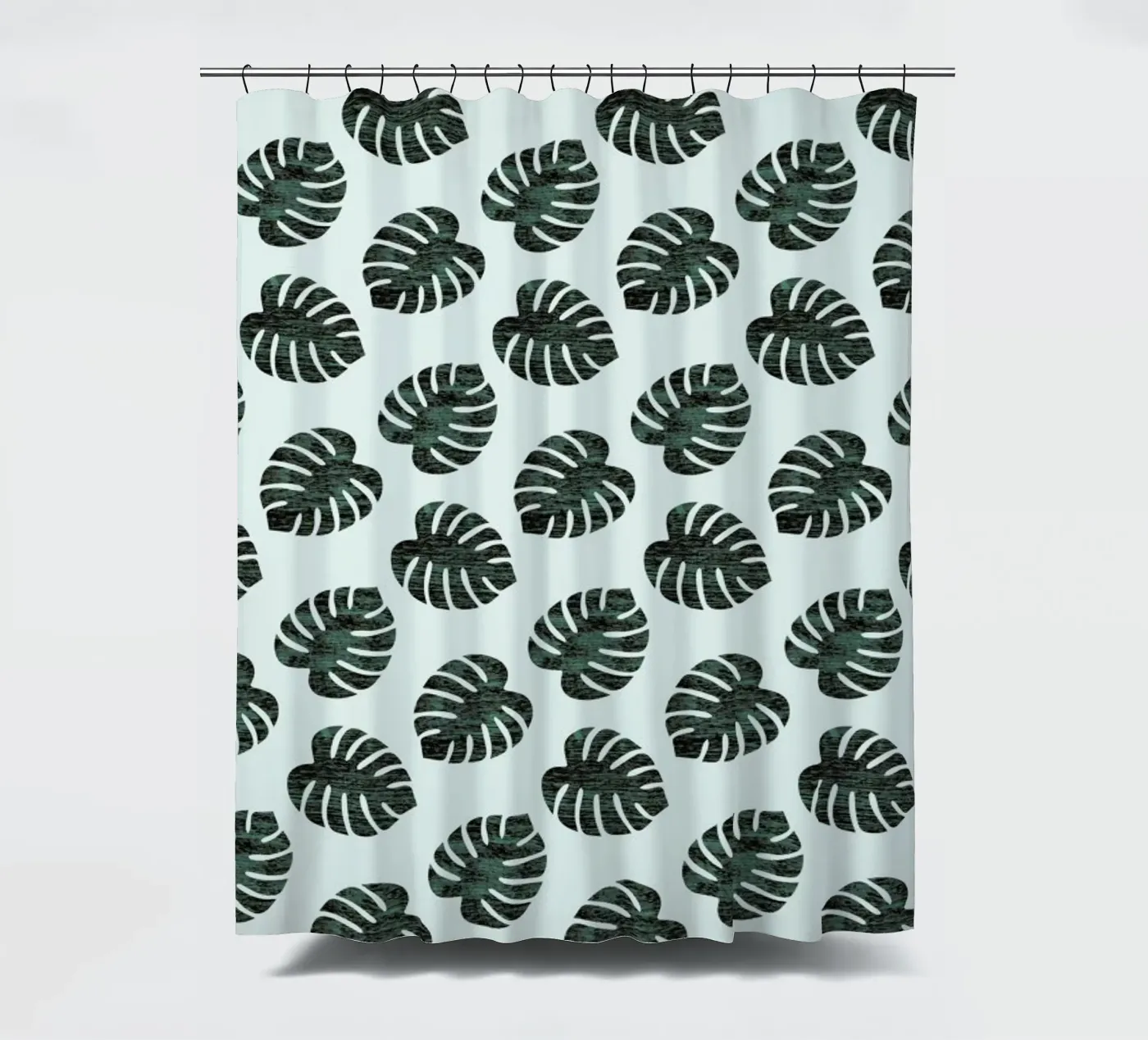 Monstera Pattern Duschvorhang von Karin Bijlsma