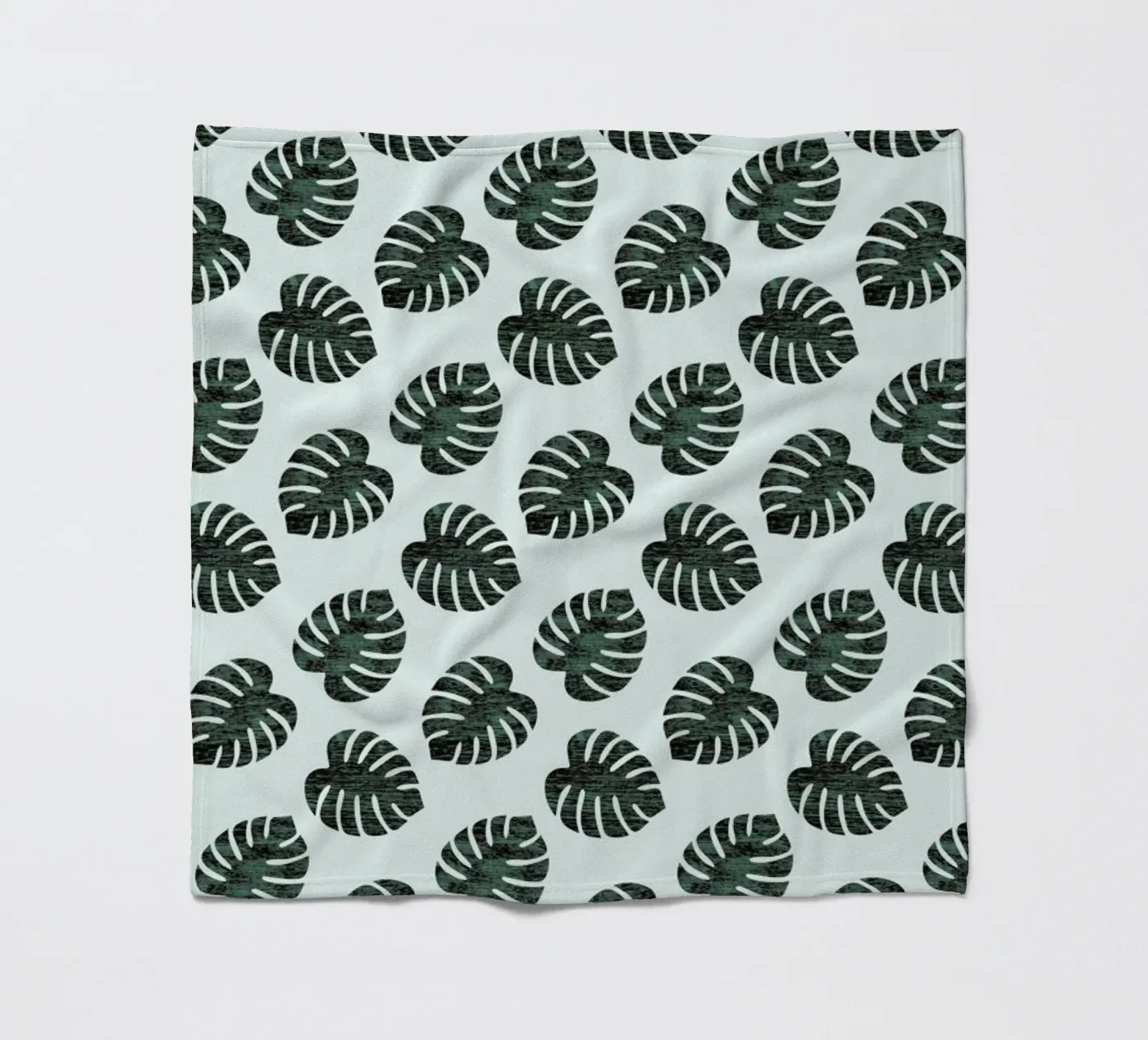 Monstera Pattern fleecedeken van Karin Bijlsma