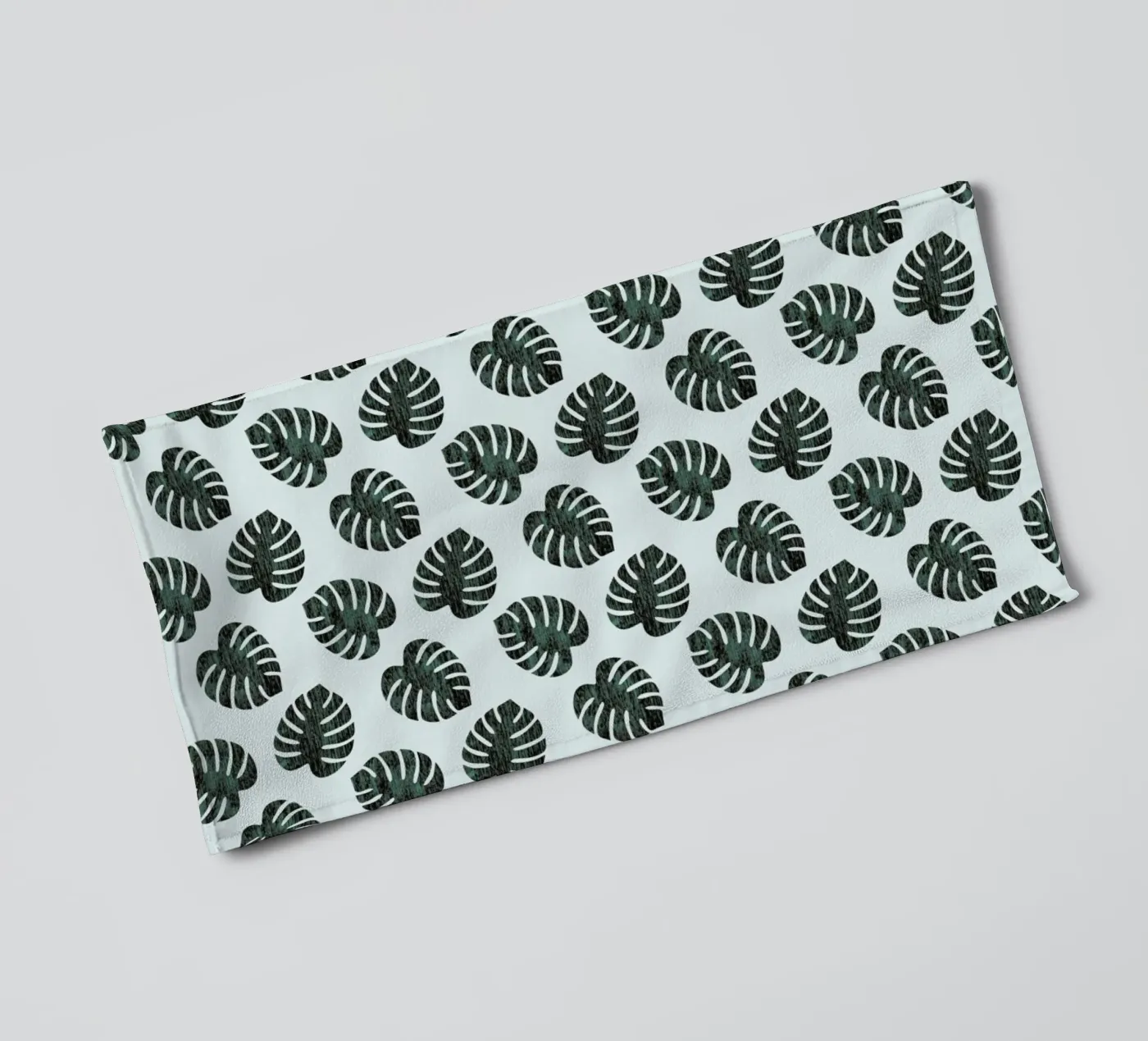 Monstera Pattern badhanddoek van Karin Bijlsma