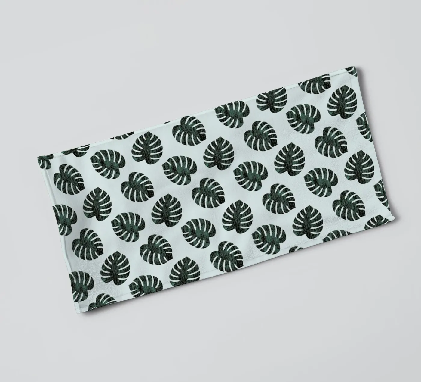 Monstera Pattern towel by Karin Bijlsma
