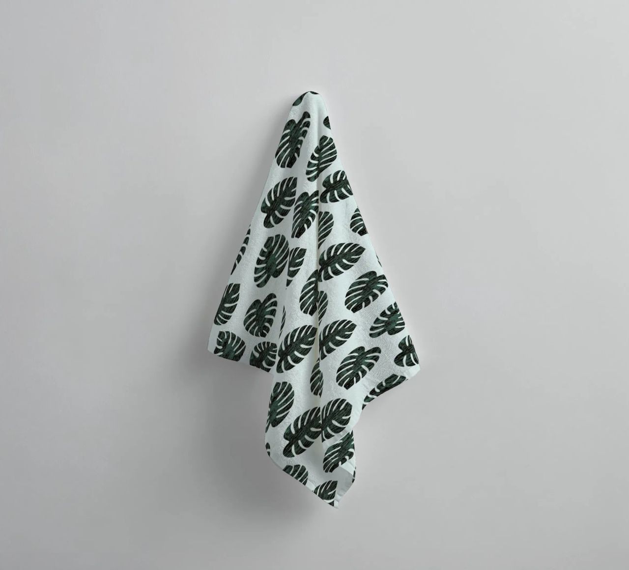 Monstera Pattern asciugamano da bagno da Karin Bijlsma