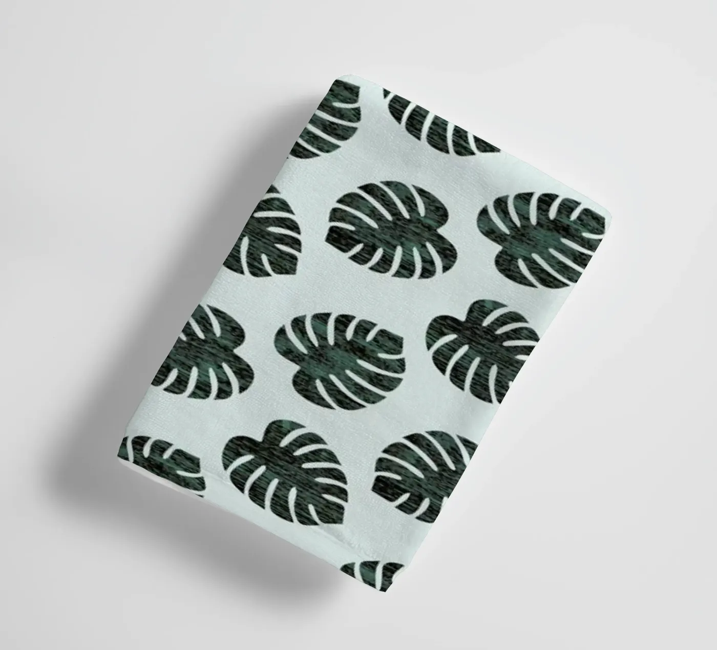 Monstera Pattern badhanddoek van Karin Bijlsma