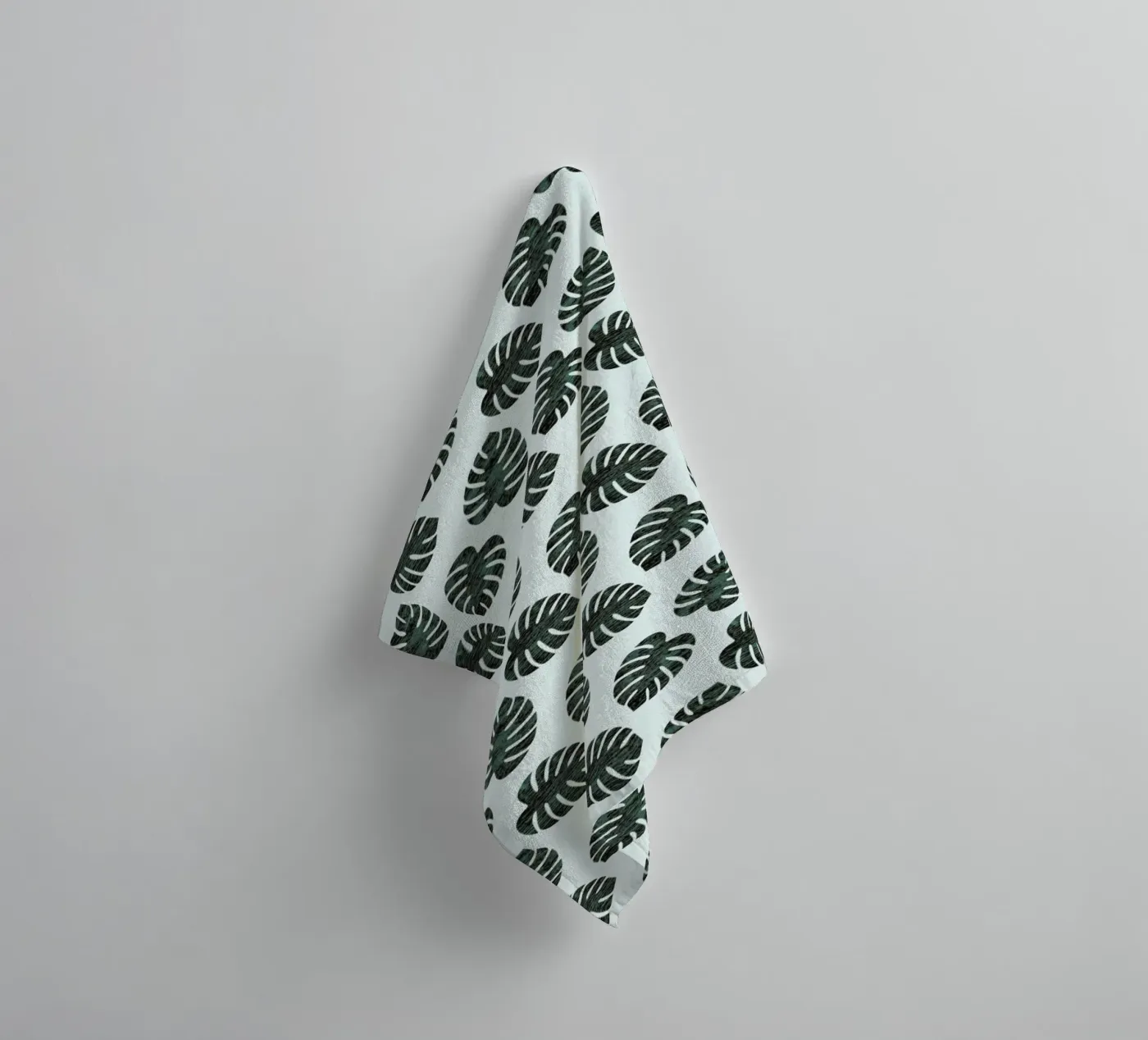 Monstera Pattern towel by Karin Bijlsma