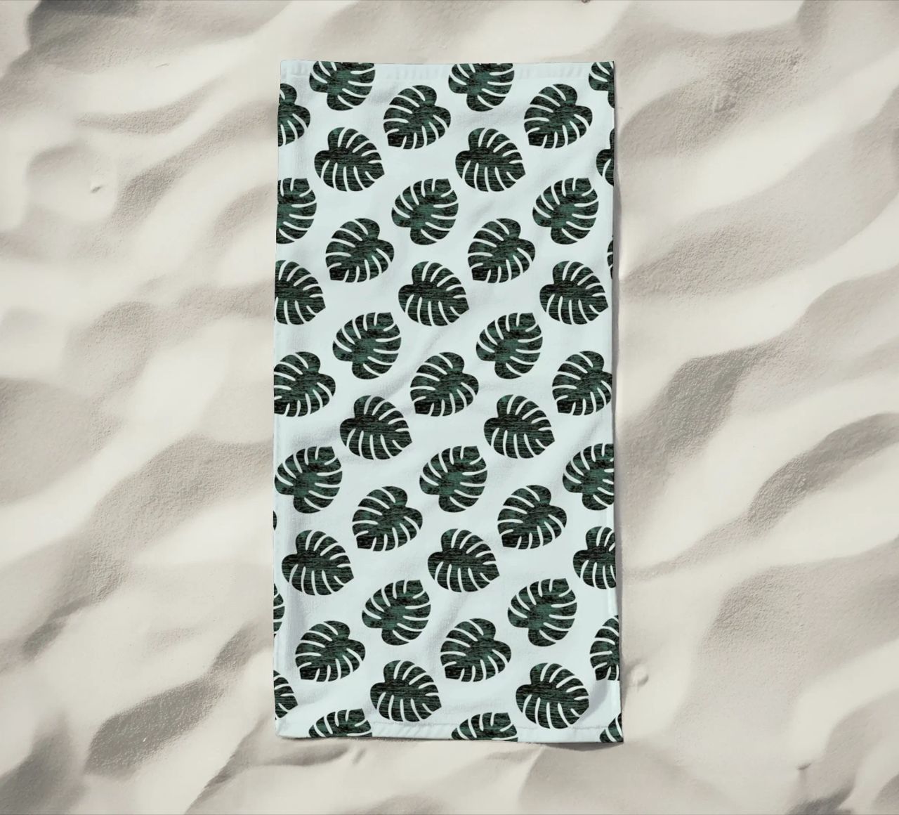 Monstera Pattern telo mare da Karin Bijlsma