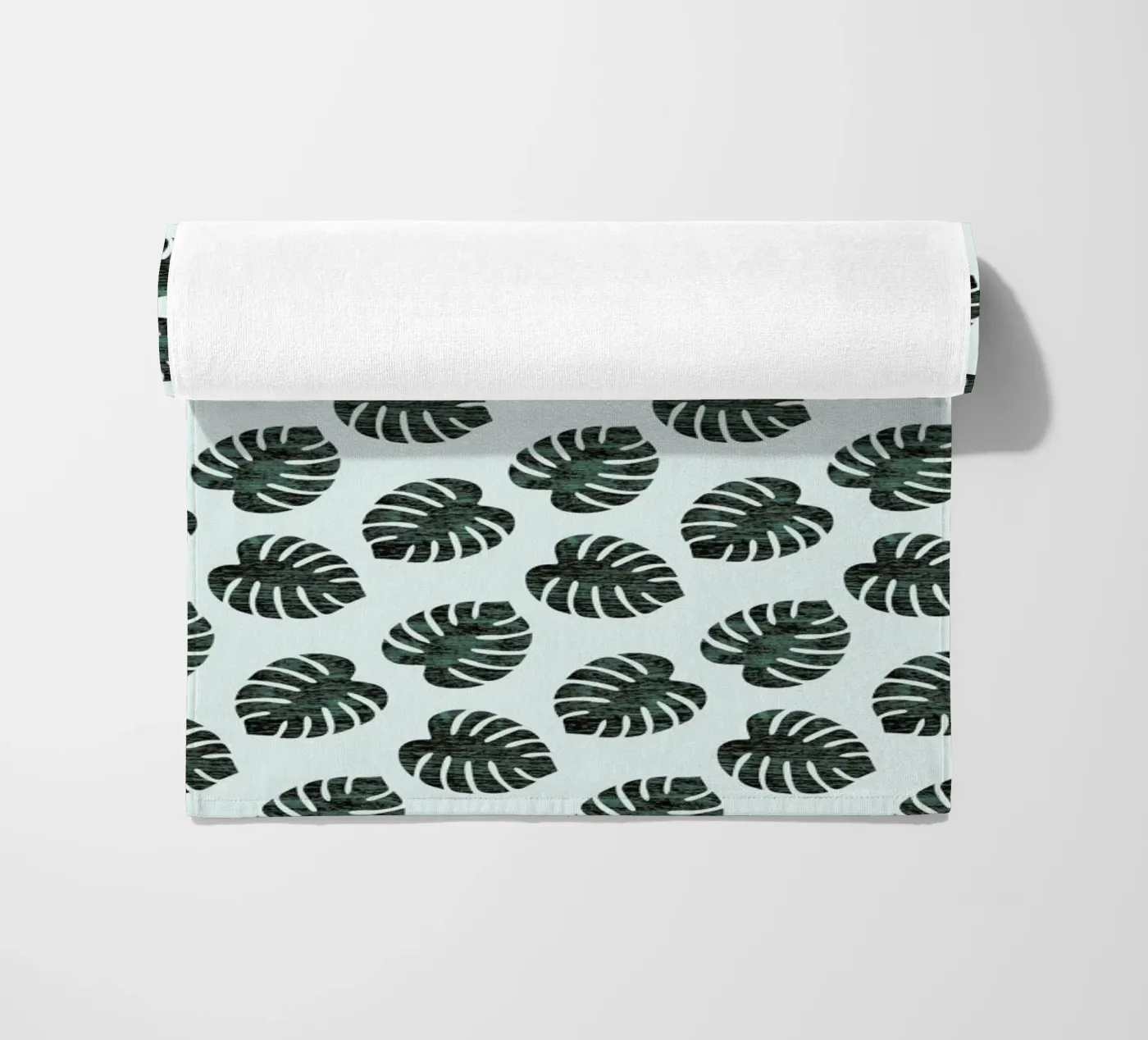 Monstera Pattern Strandtuch von Karin Bijlsma