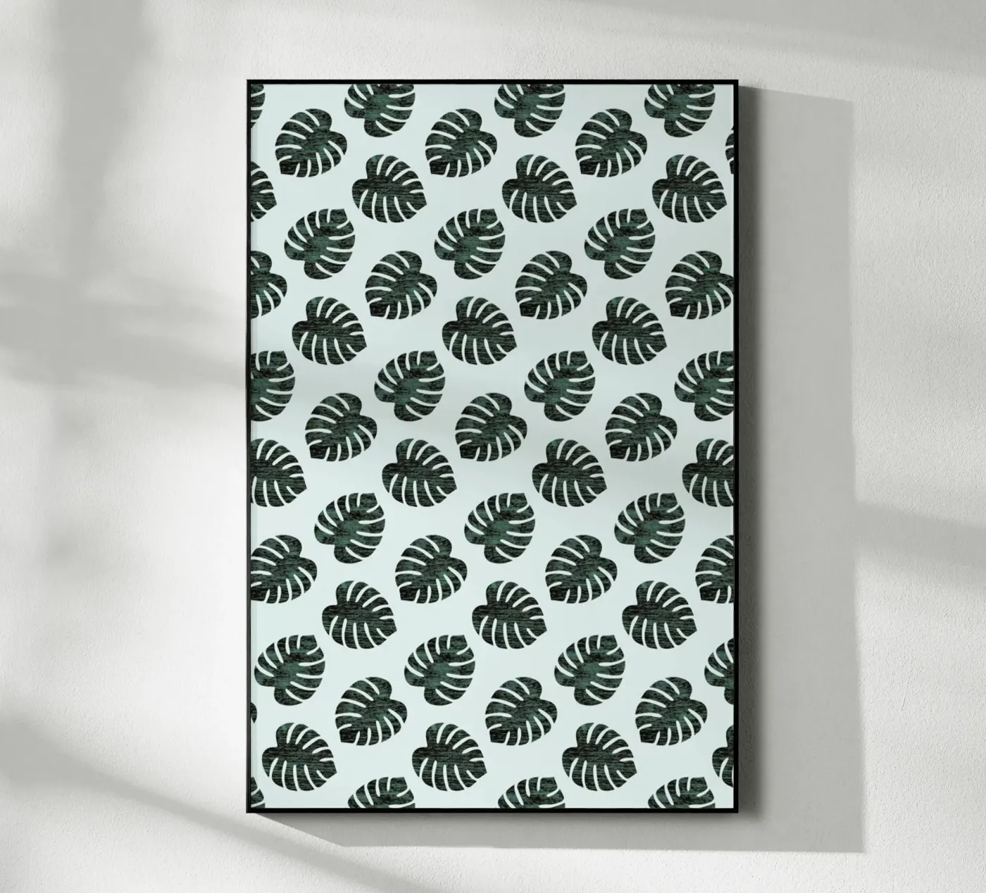 Monstera Pattern Acryl-Glas von Karin Bijlsma