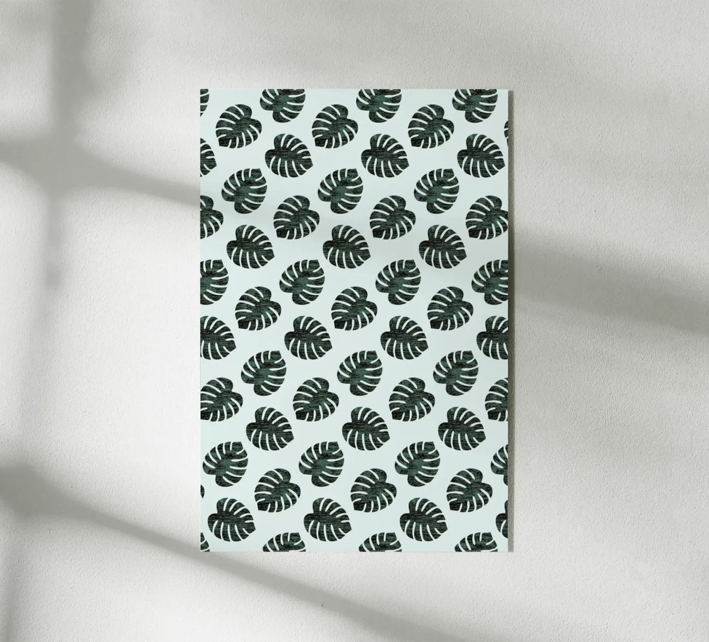 Monstera Pattern Acryl-Glas von Karin Bijlsma