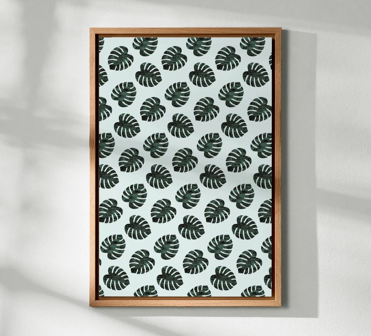 Monstera Pattern alluminio dibond da Karin Bijlsma