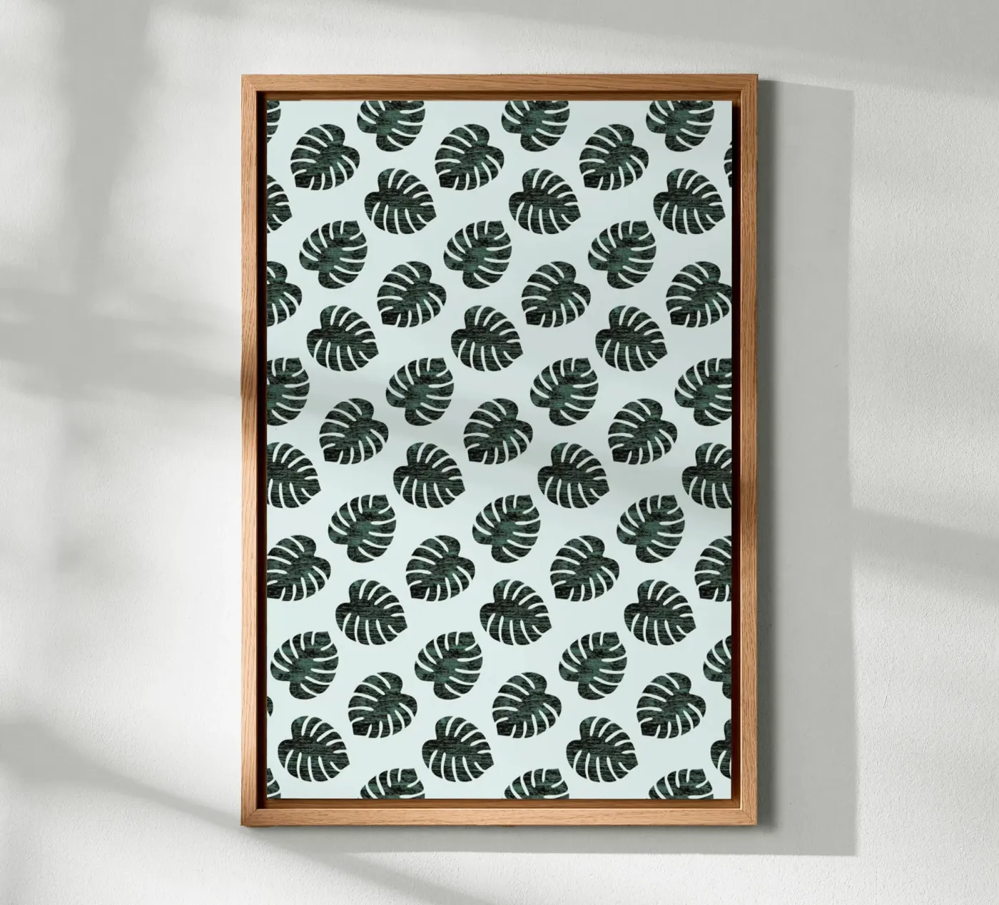 Monstera Pattern Forex-Platte von Karin Bijlsma