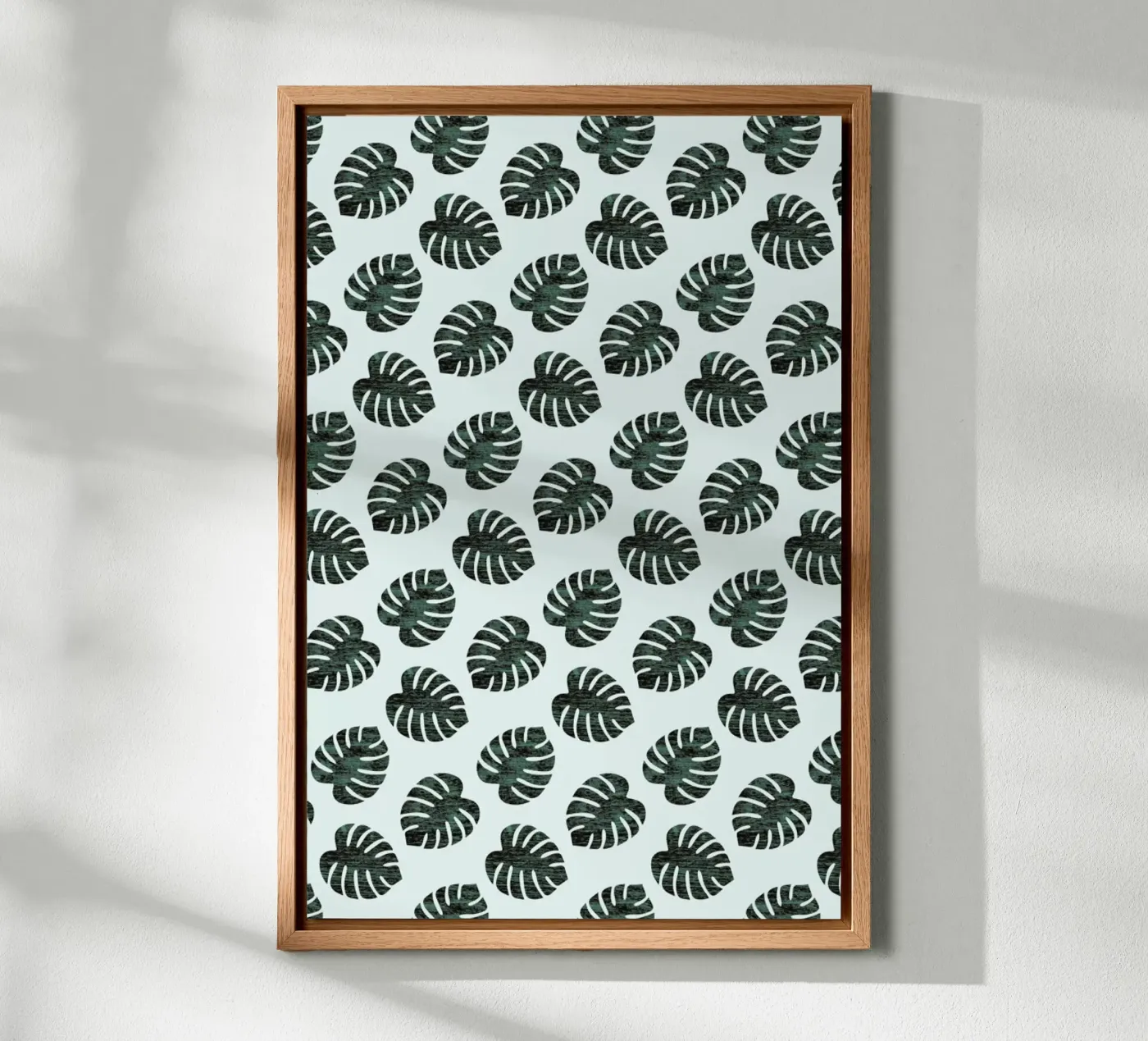 Monstera Pattern pannello forex da Karin Bijlsma