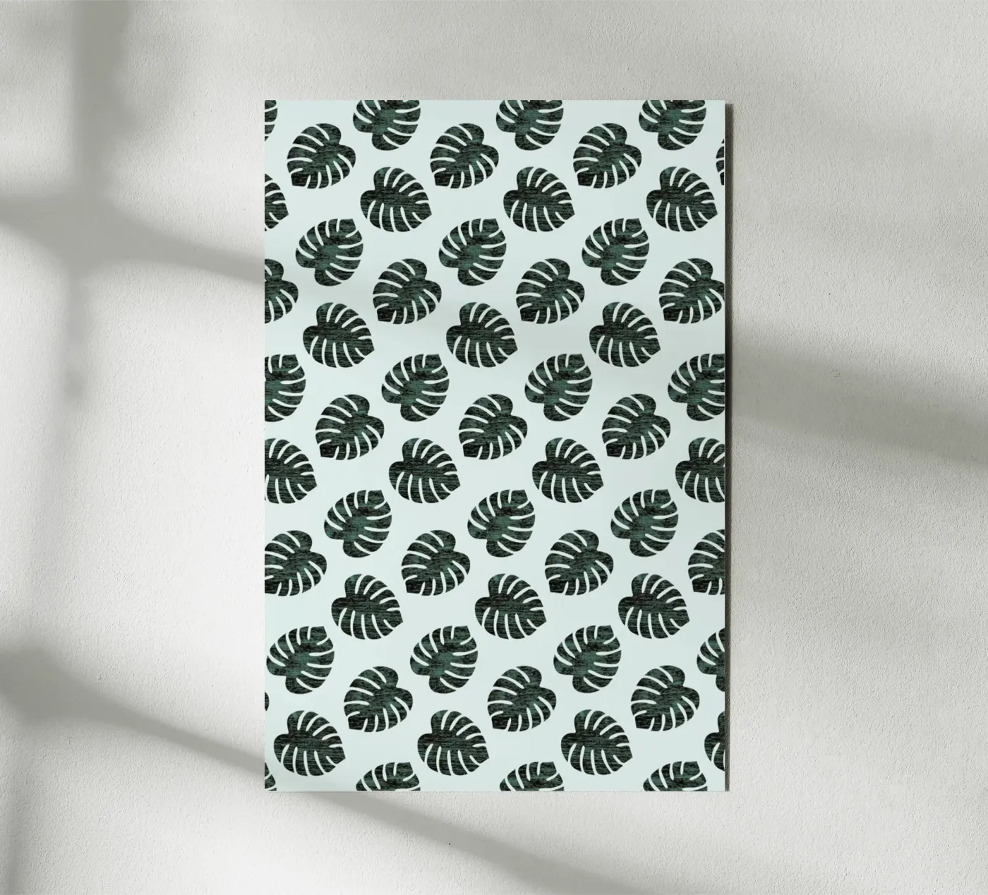 Monstera Pattern Forex-Platte von Karin Bijlsma