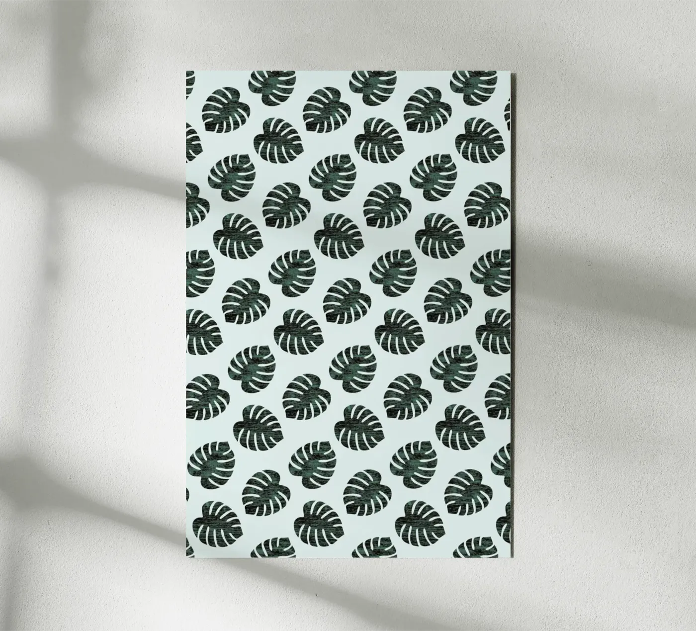 Monstera Pattern pannello forex da Karin Bijlsma