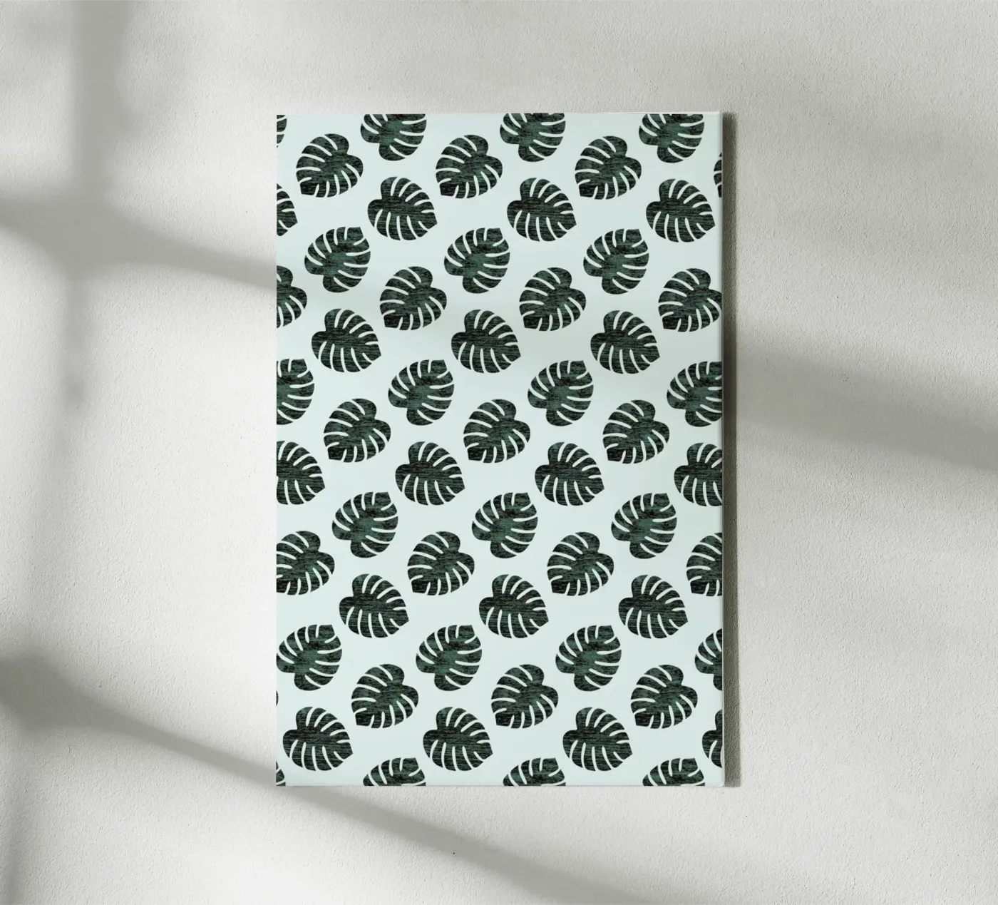 Monstera Pattern canvas by Karin Bijlsma