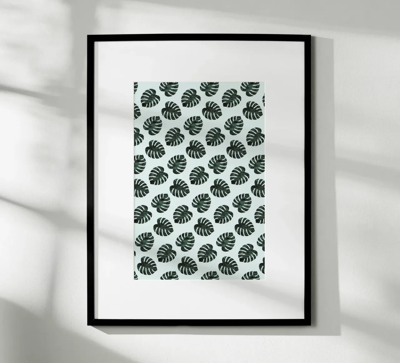 Monstera Pattern carta hahnemühle da Karin Bijlsma