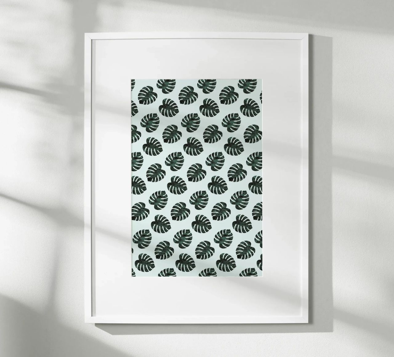 Monstera Pattern carta hahnemühle da Karin Bijlsma