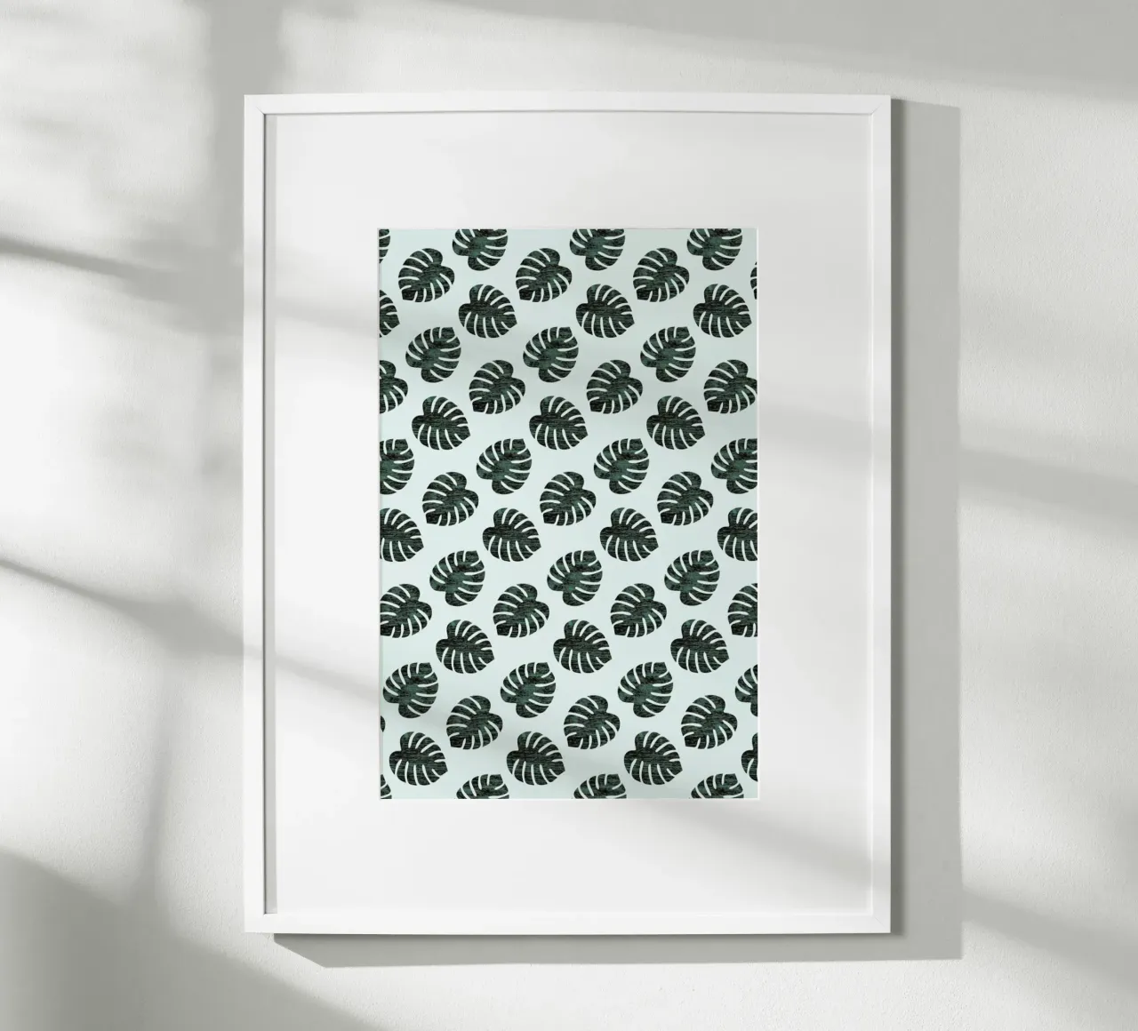 Monstera Pattern carta hahnemühle da Karin Bijlsma