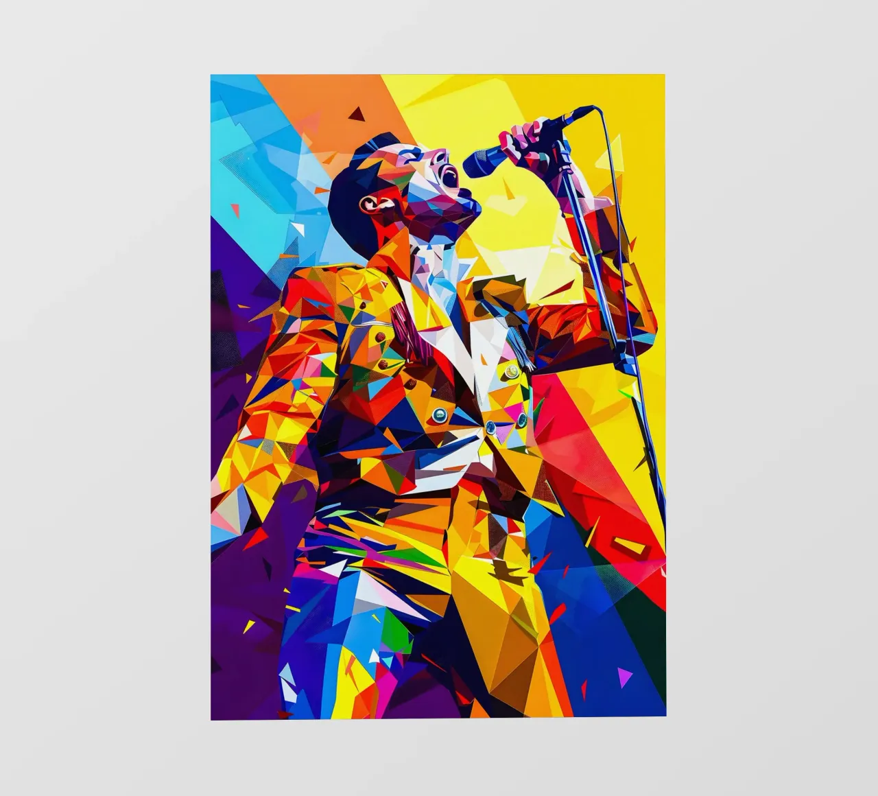 Freddie Mercury telo in pvc da HopeStudio