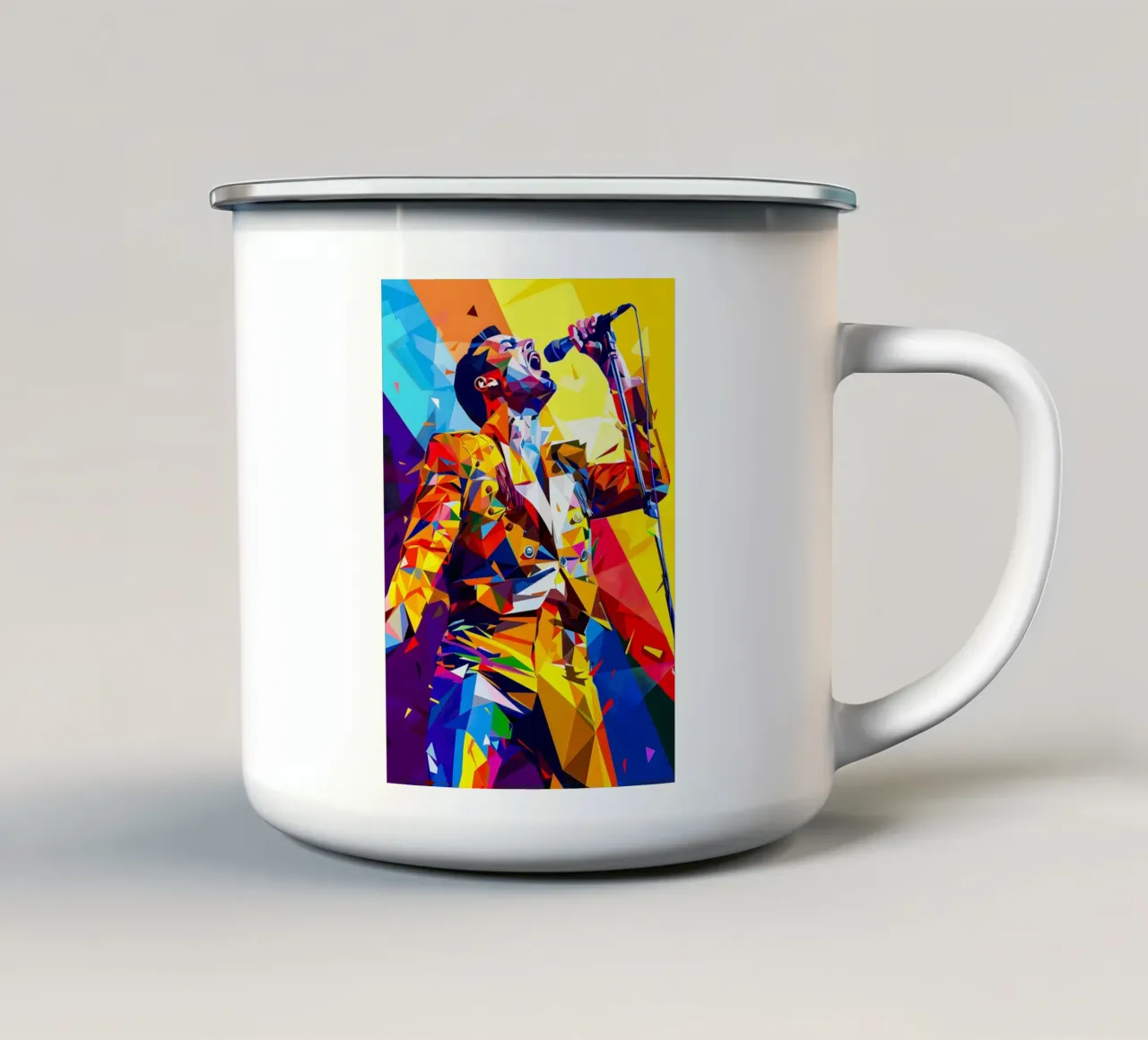 Freddie Mercury tazza in smalto da HopeStudio