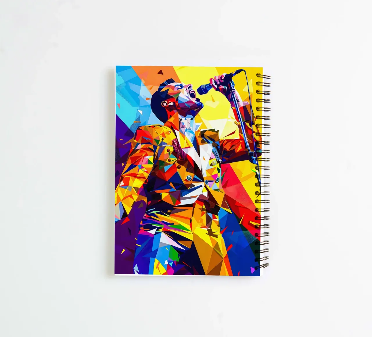 Freddie Mercury spiral notebook by HopeStudio