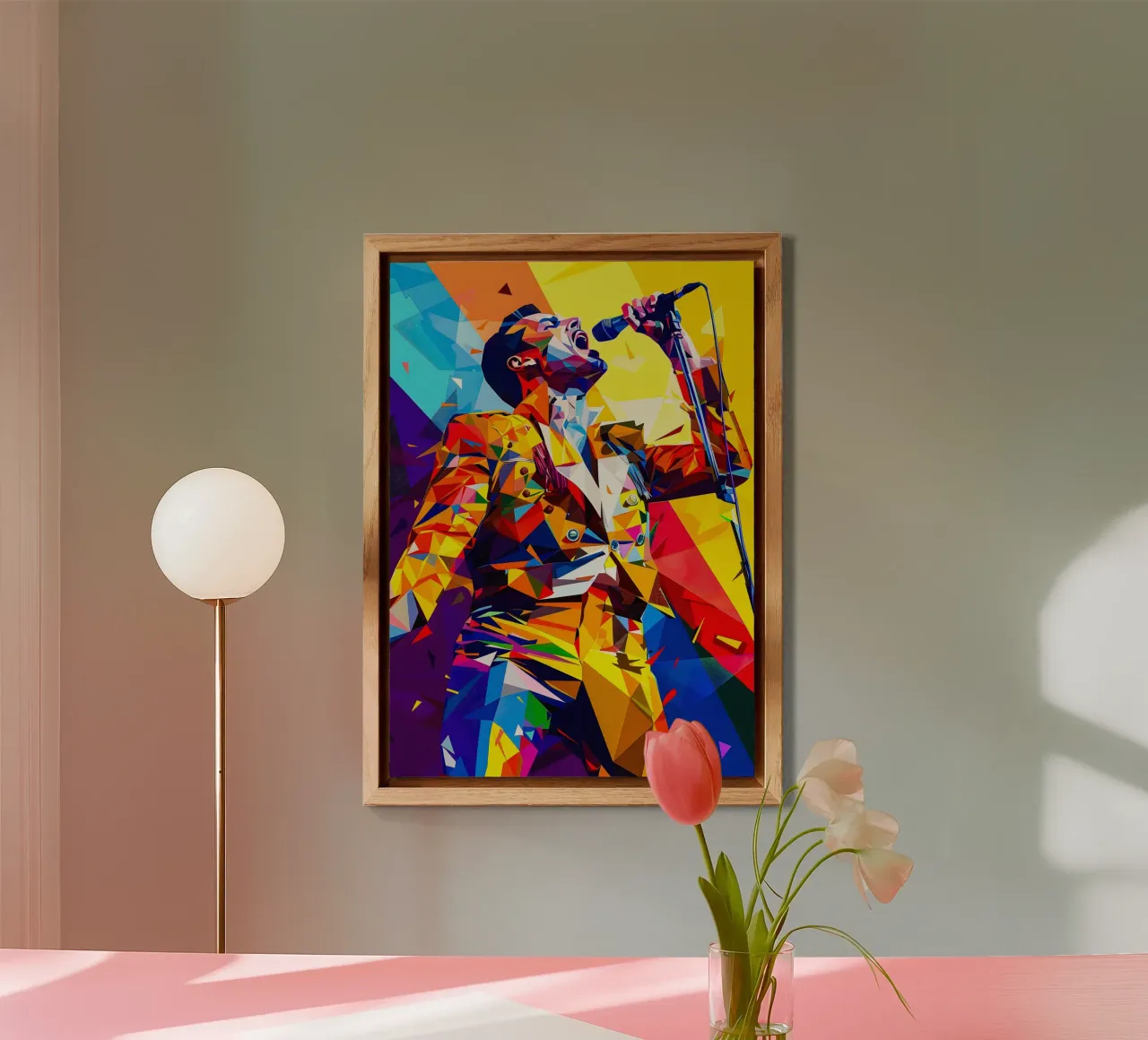 Freddie Mercury alluminio dibond da HopeStudio