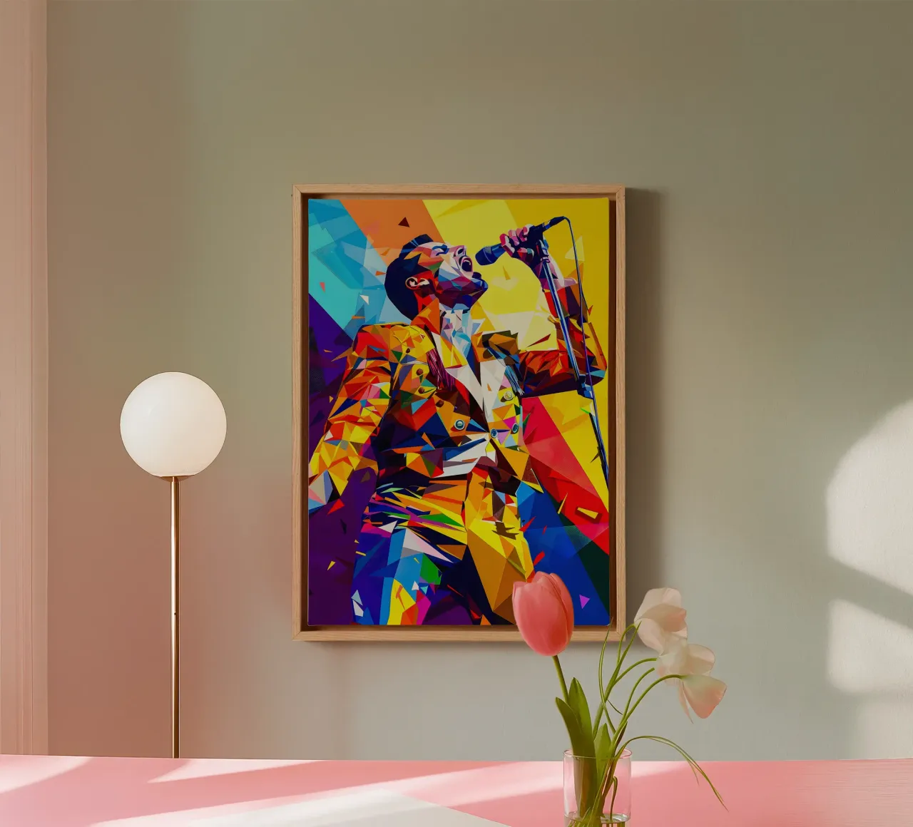 Freddie Mercury tela con Cornice a cassetta da HopeStudio