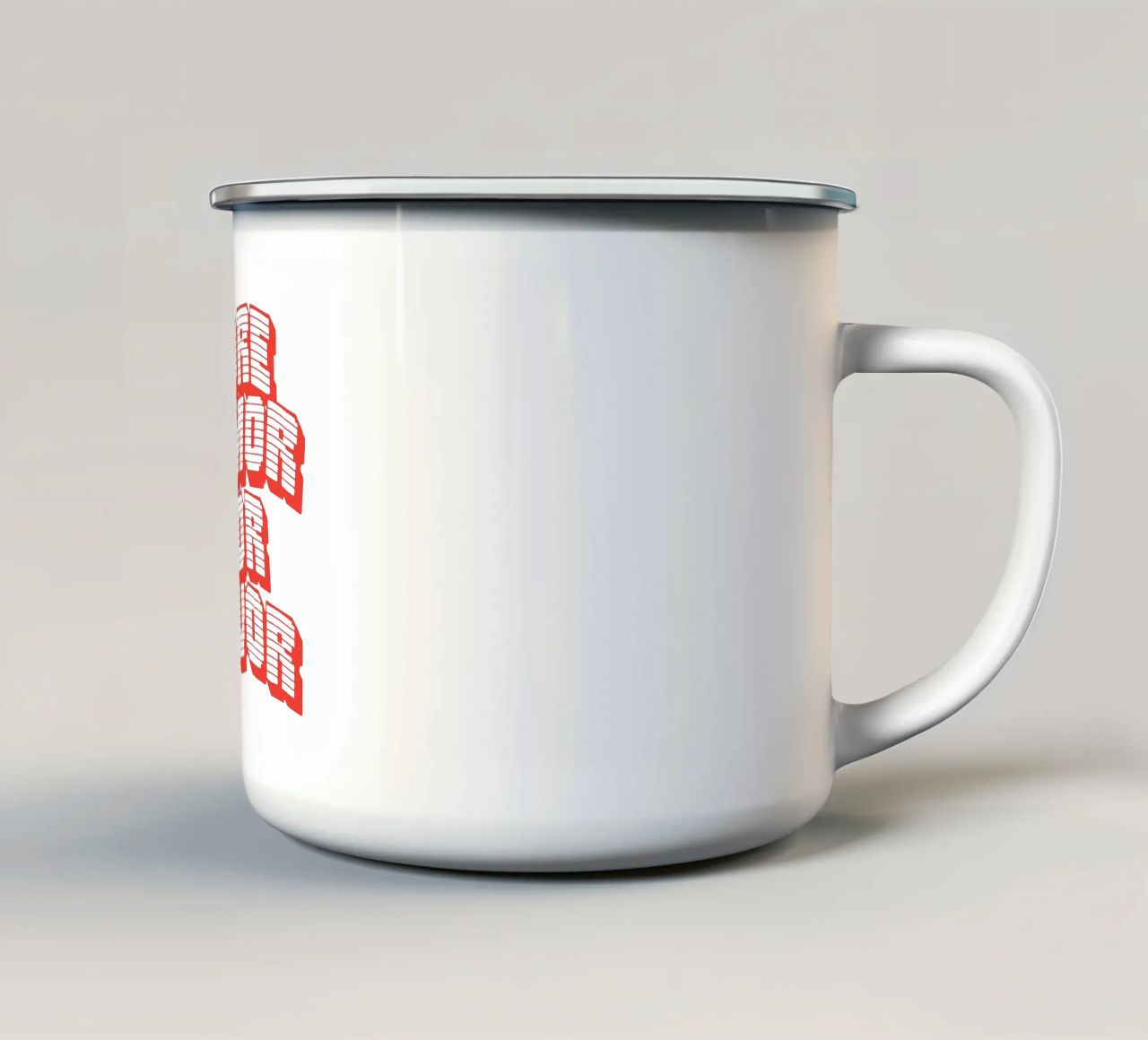 Più amore per favore tazza in smalto da Gunawan Rb