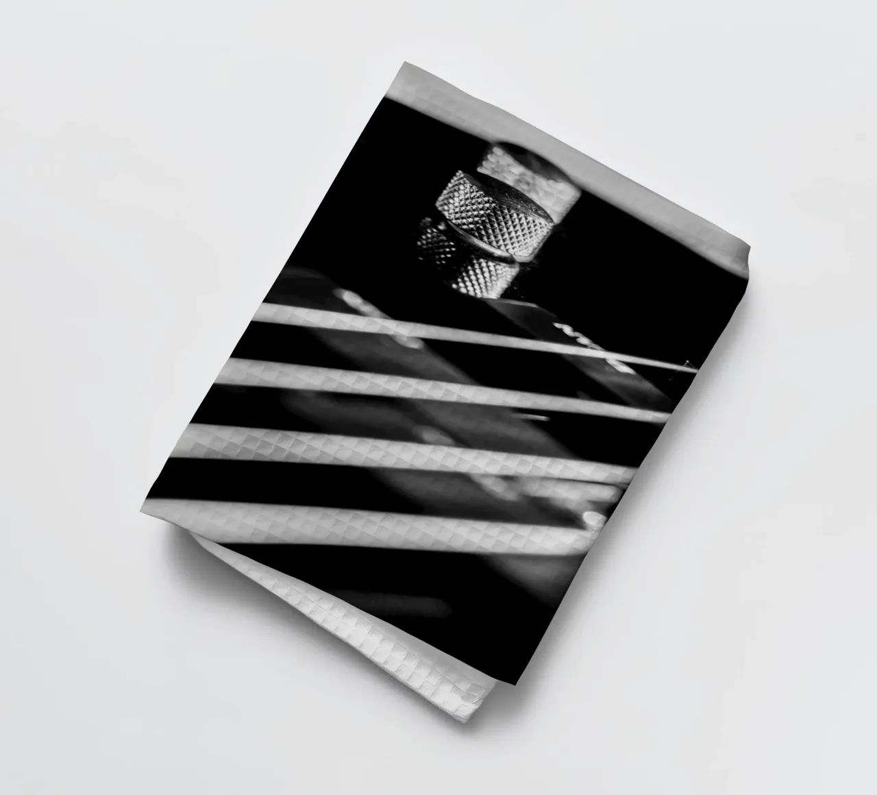 Guitare basse noire torchon de anderm