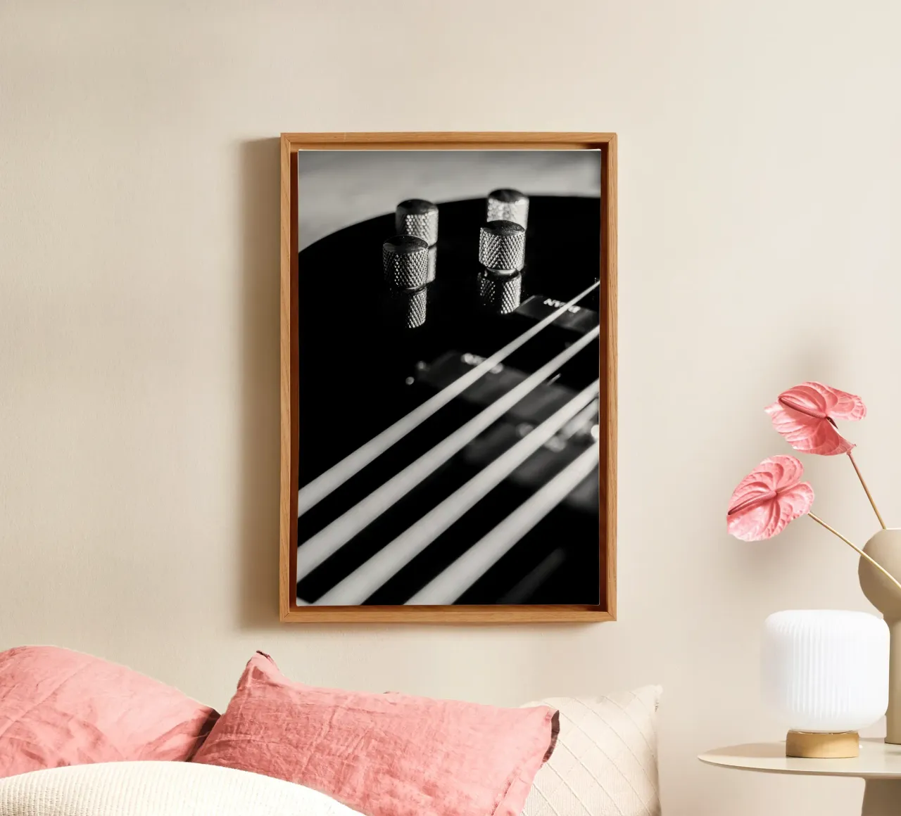 Basso nero tela da anderm