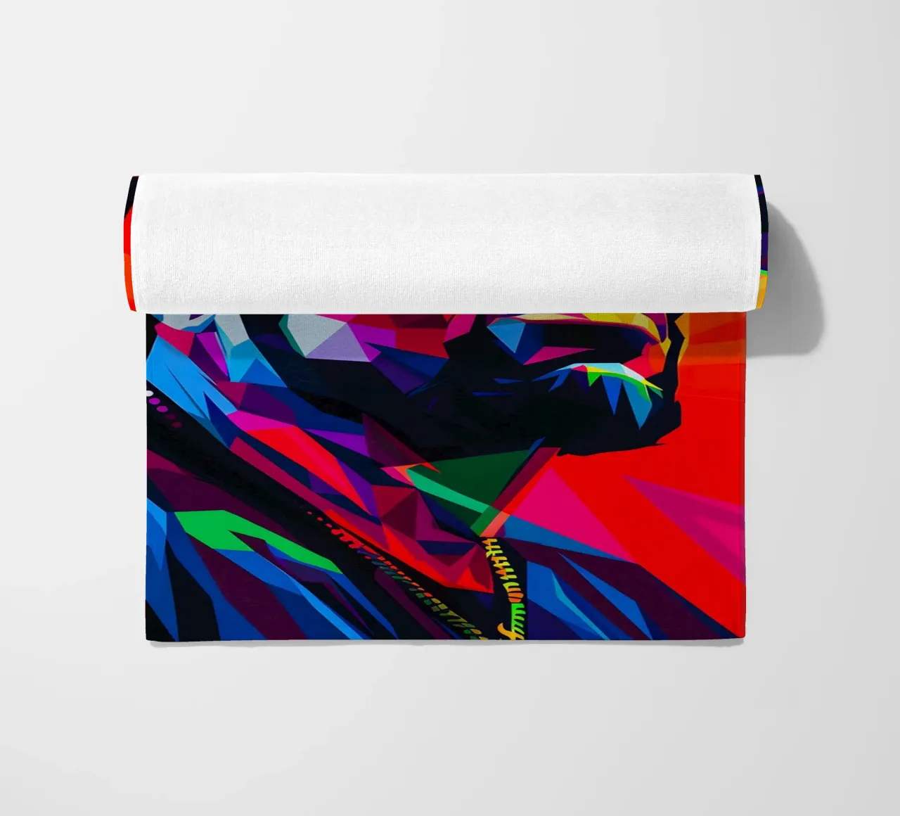 Ice Cube beach towel by HopeStudio