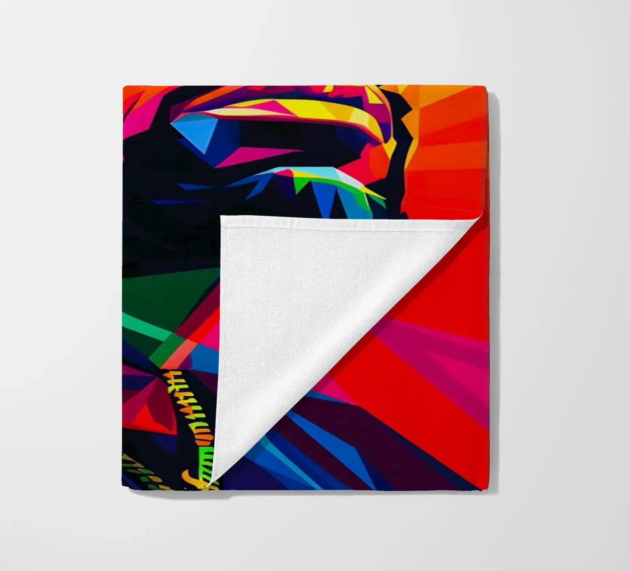 Ice Cube beach towel by HopeStudio